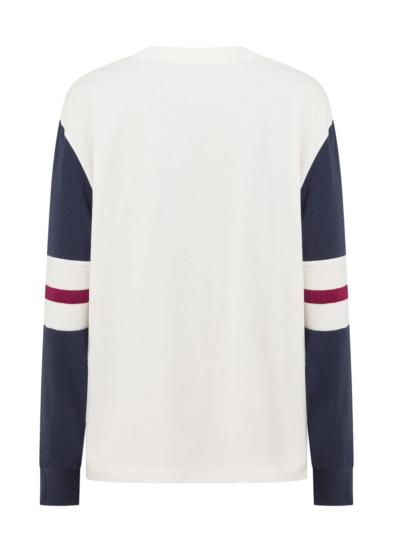 Lorna Jane Varsity Long Sleeve T-Shirt - Porcelain