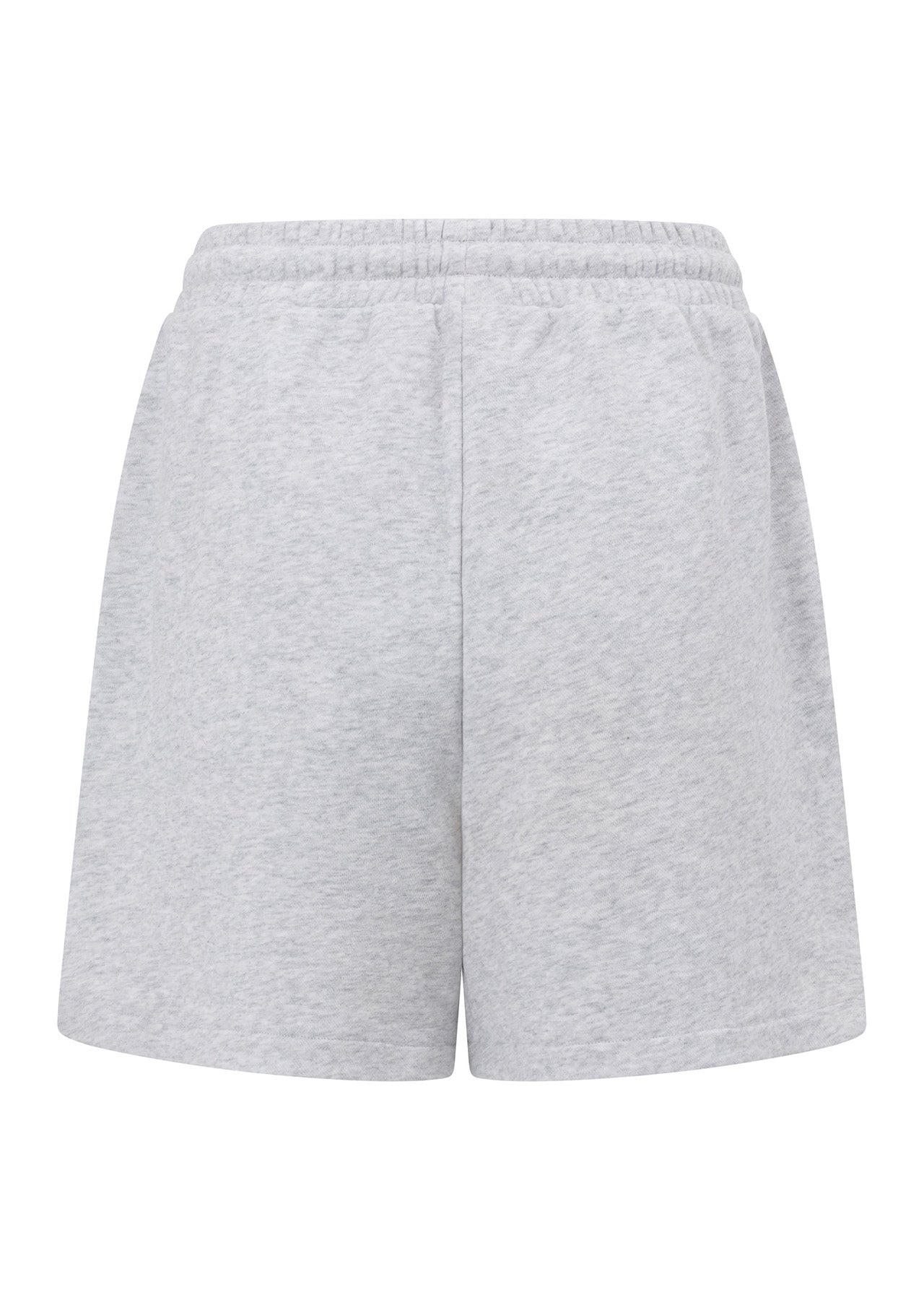 Lorna Jane Fast Lane Bermuda Sweat Shorts - Light Grey Marl