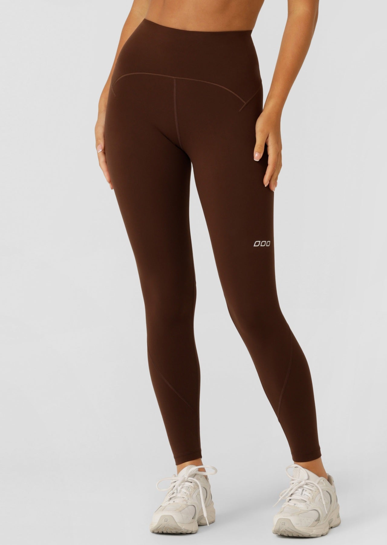 Lorna Jane Contour Everyday Full Length Leggings - Espresso