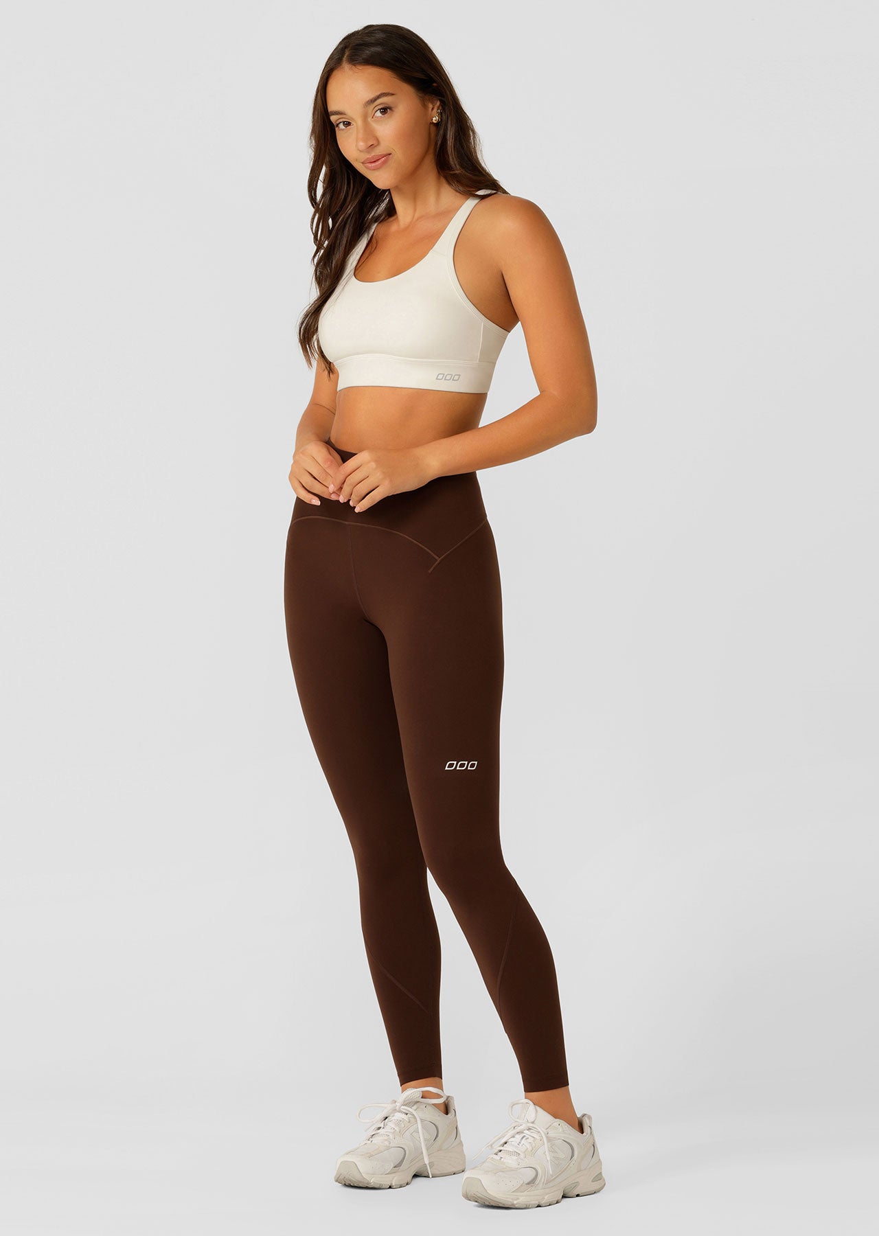 Lorna Jane Contour Everyday Full Length Leggings - Espresso