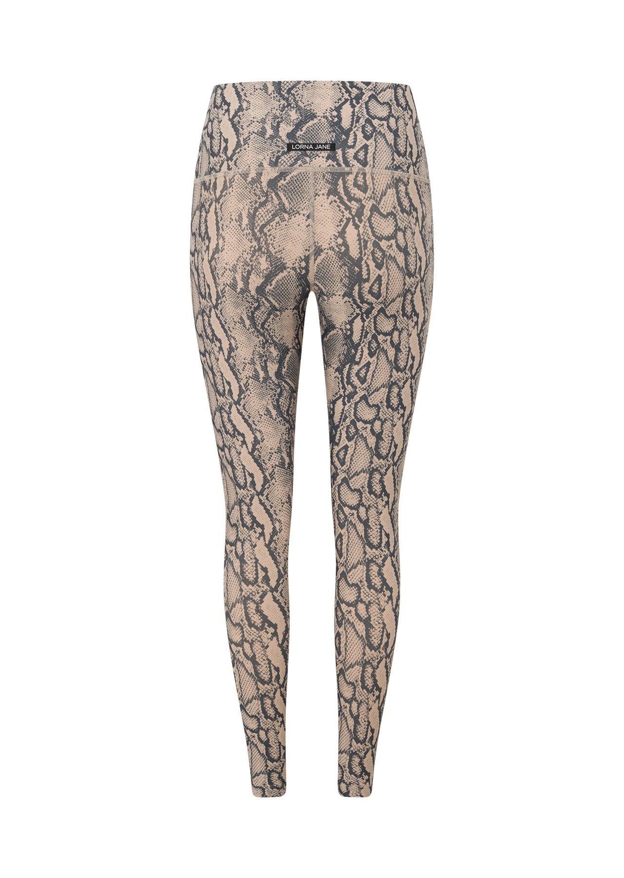 Lorna Jane Soft Serpentine No Ride Ankle Biter Leggings - Soft Serpentine Print