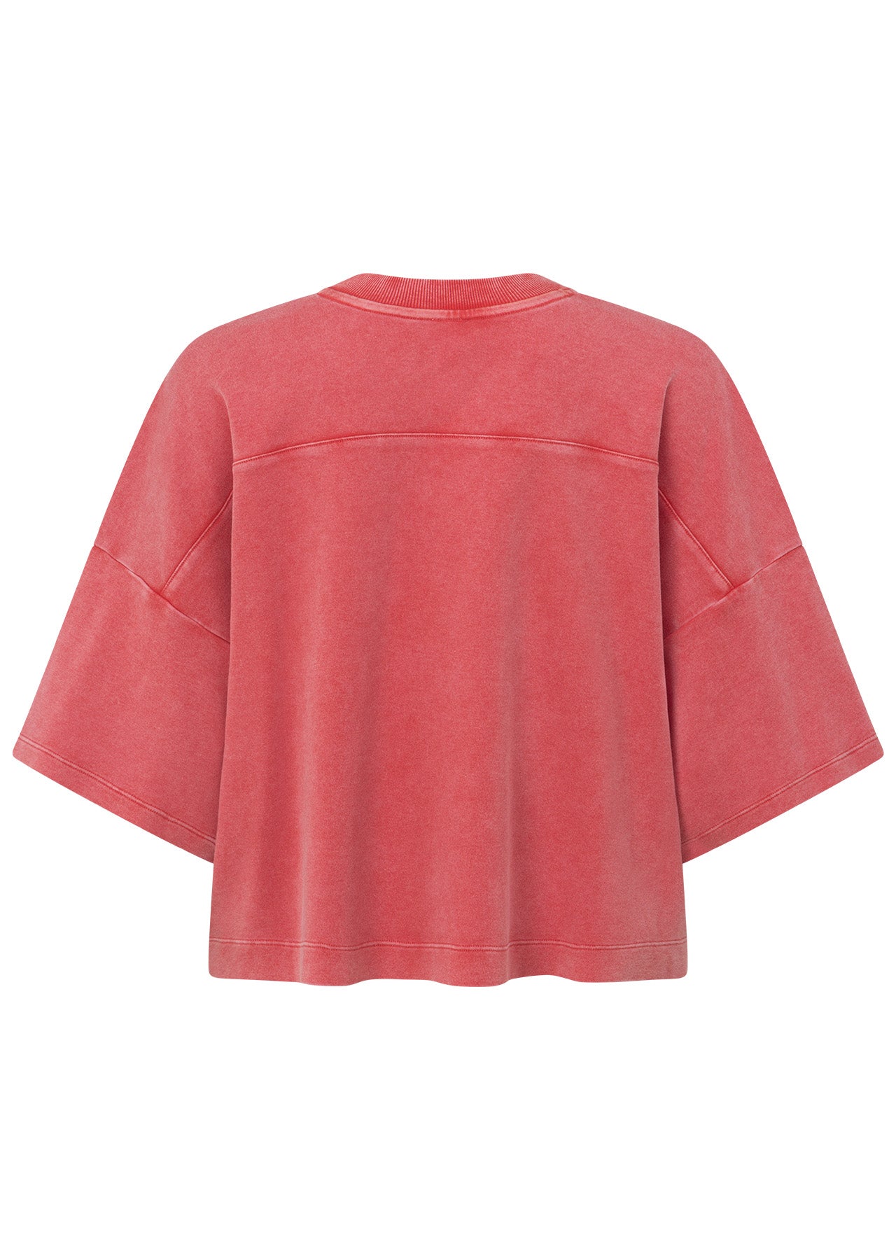 Lorna Jane College Nostalgia Cropped T-Shirt - Washed Ginger