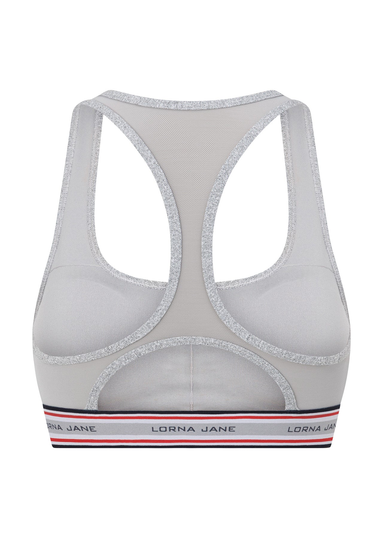 Lorna Jane Power Moves High Support Sports Bra - Grey Marl