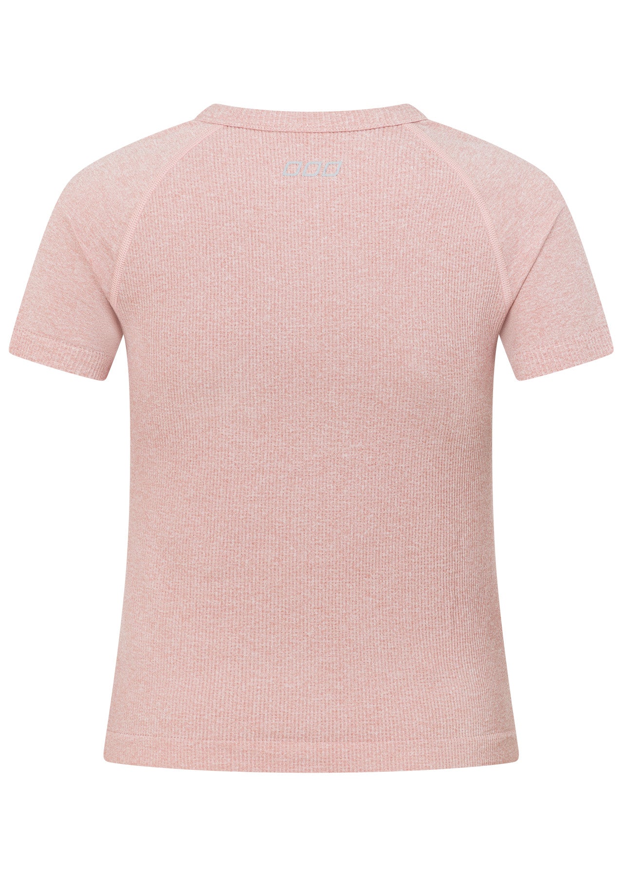 Lorna Jane Tempo Seamless Short Sleeve Active Top - Light Ash Rose Marl