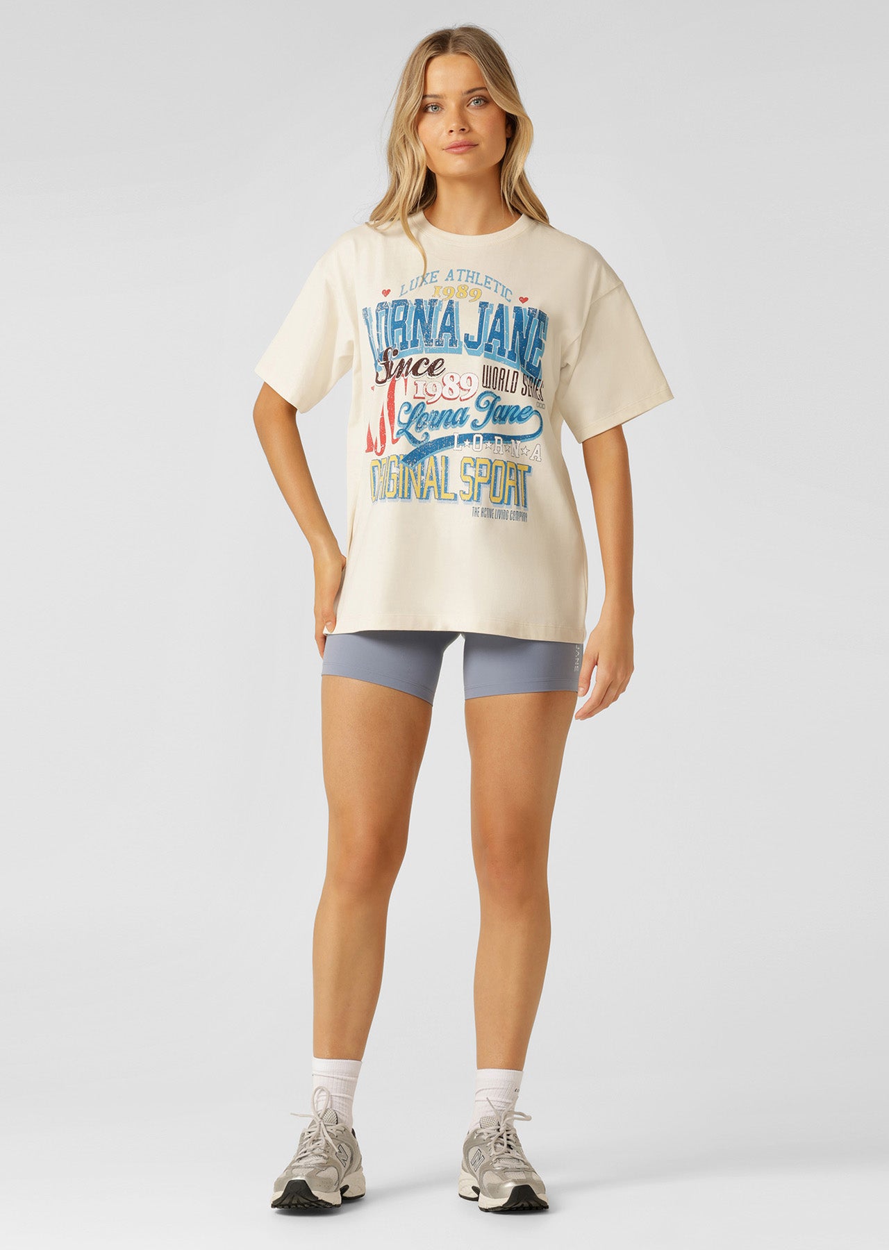 Lorna Jane Courtside T-Shirt - Cream