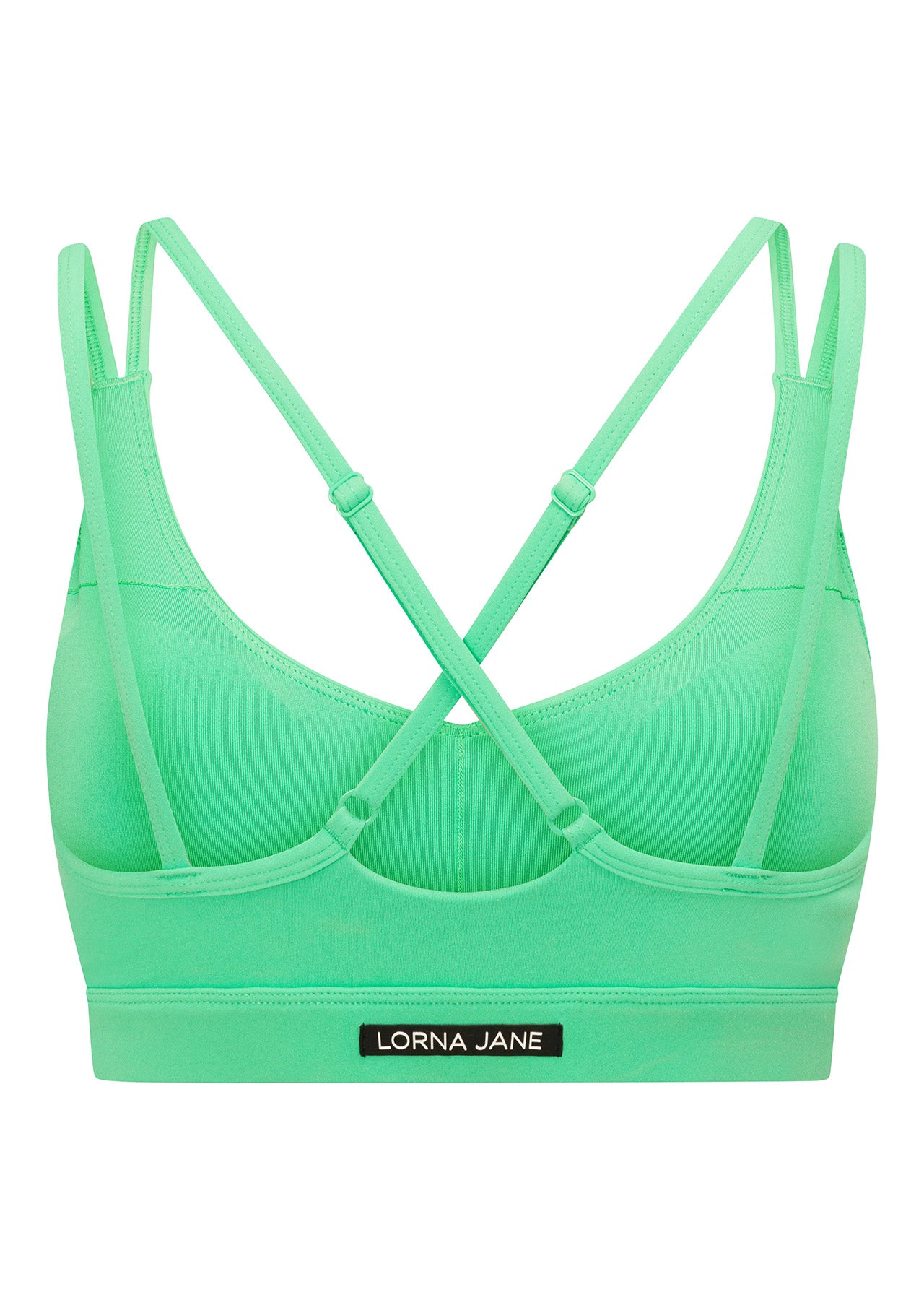 Lorna Jane Ruched Sports Bra - Apple Sorbet