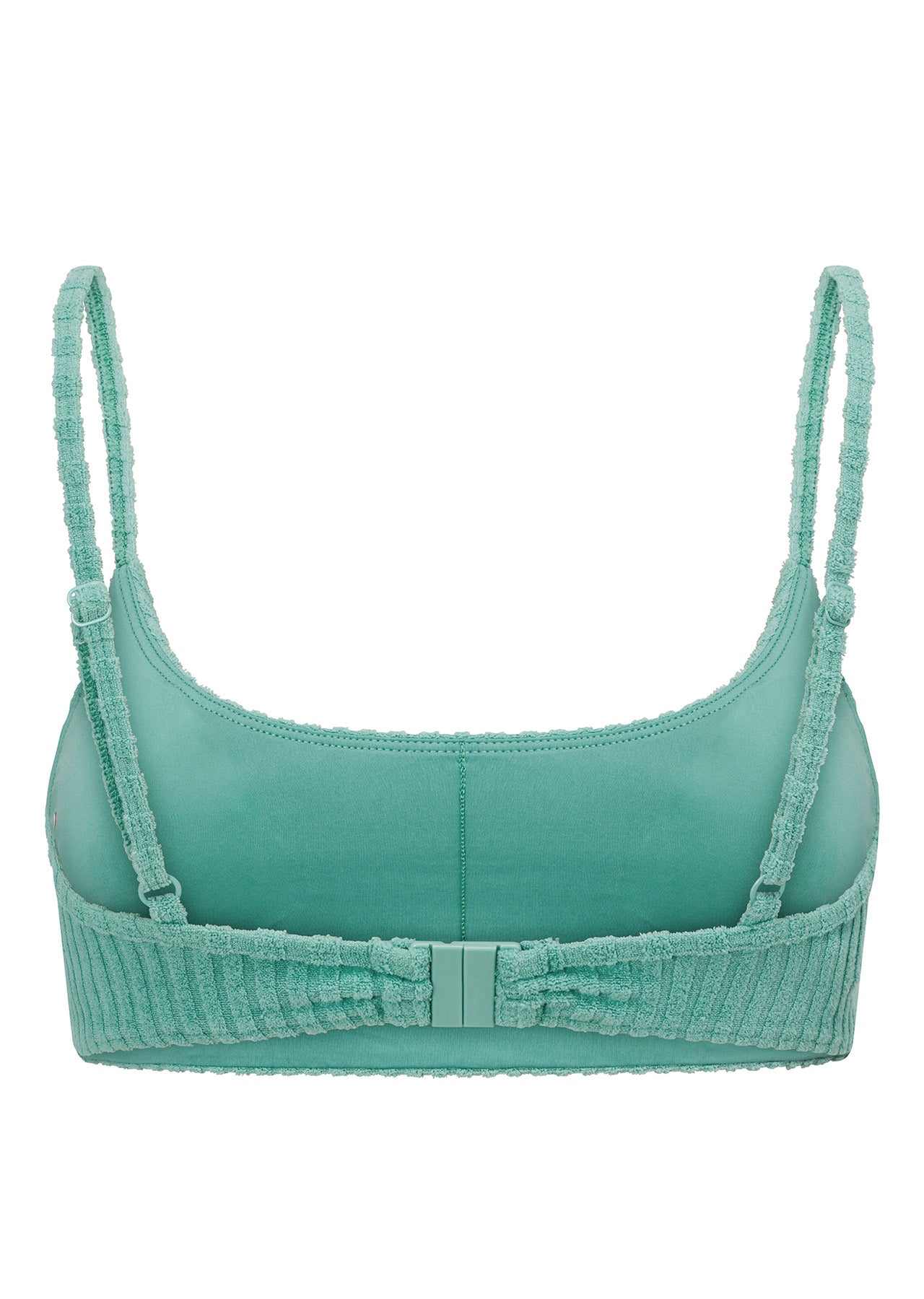 Lorna Jane Sea Salt Terry Swim Bra - Sea Grass