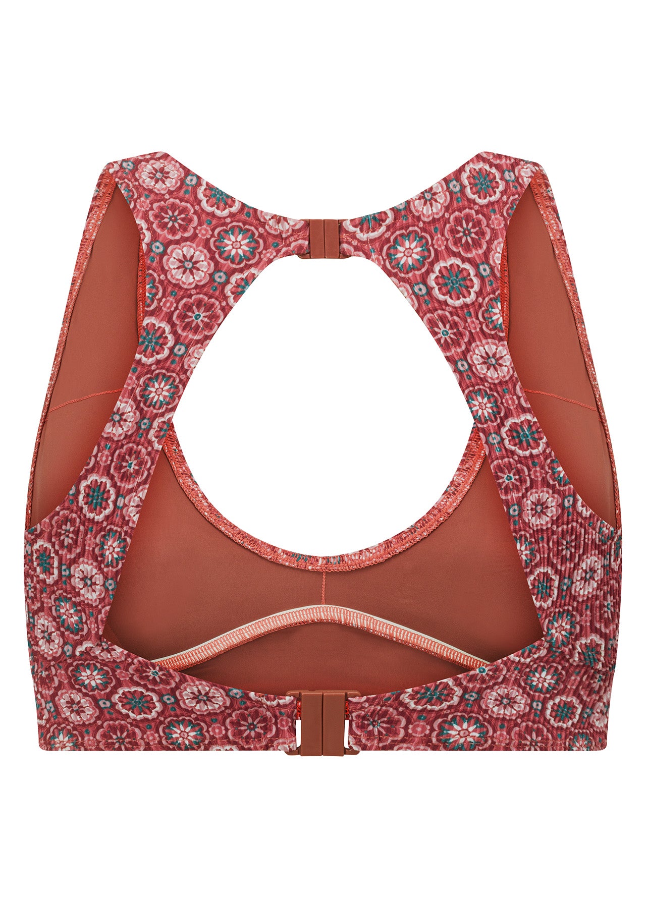 Lorna Jane Moroccan Isle Recycled Swim Bra - Moroccan Tile Print