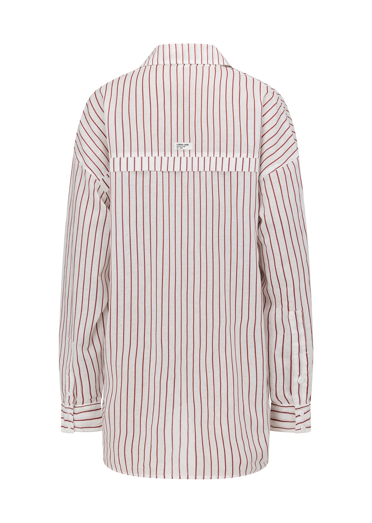 Lorna Jane Summer Holiday Overswim Shirt - Summer Stripe