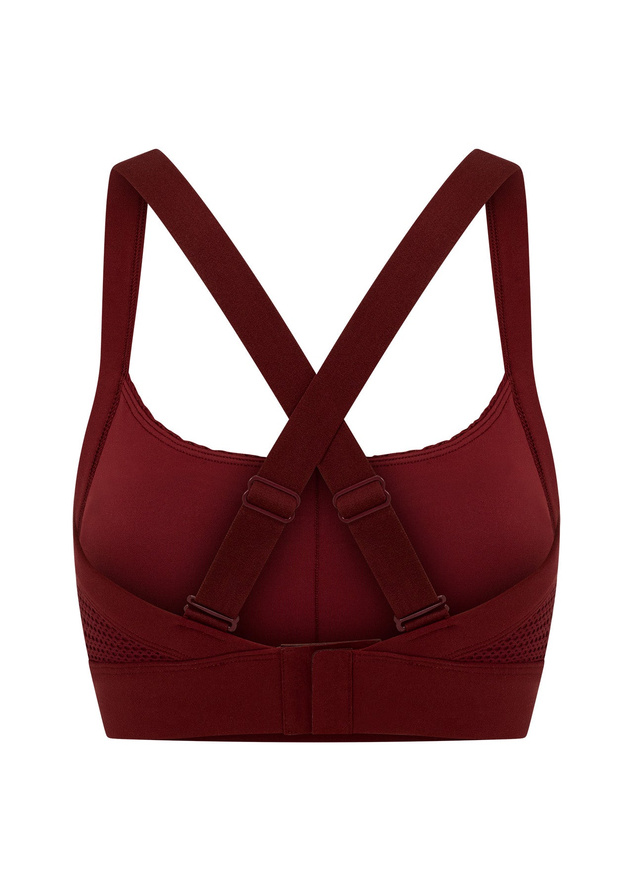 Lorna Jane Mesh To The Max Adjustable Sports Bra - Sepia