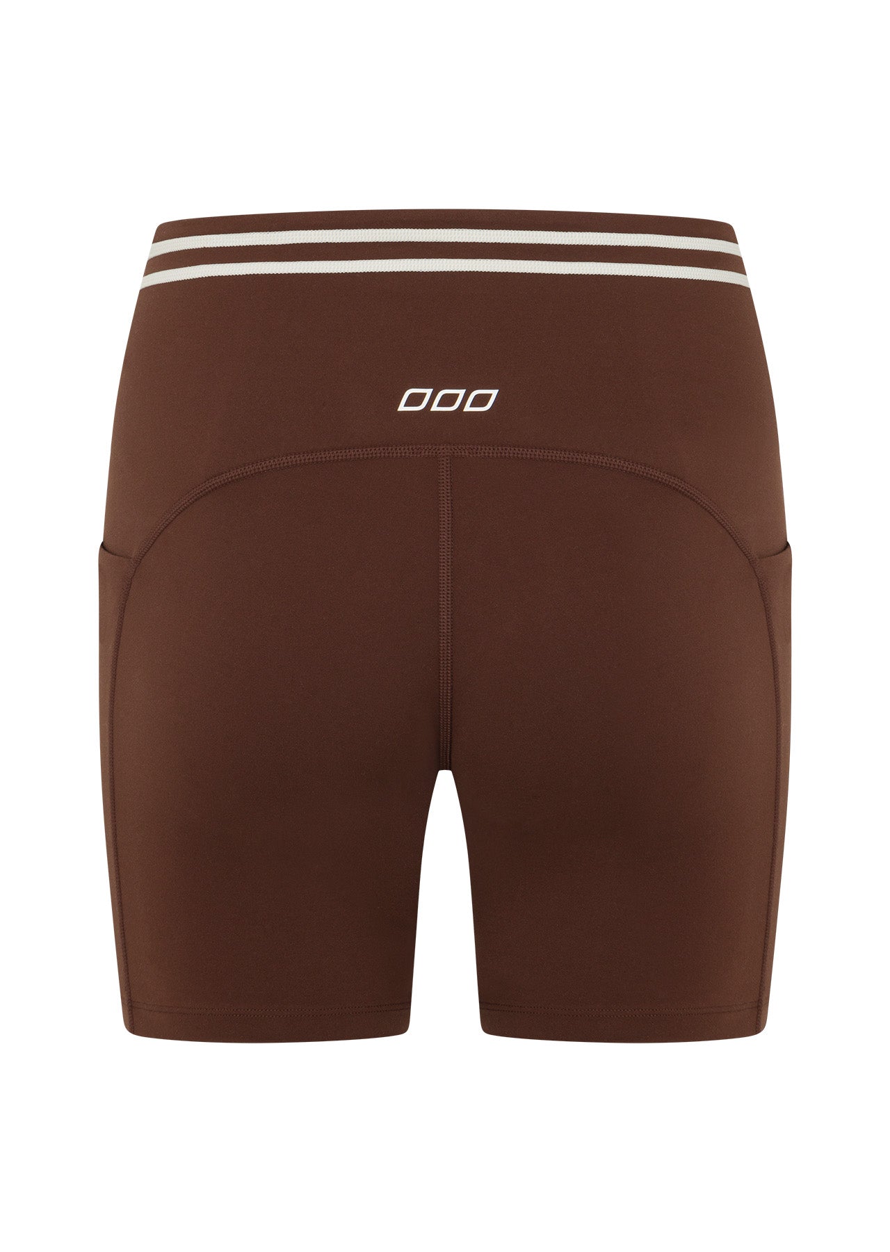Lorna Jane Stash It All 3 Pocket 14cm Bike Shorts - Espresso