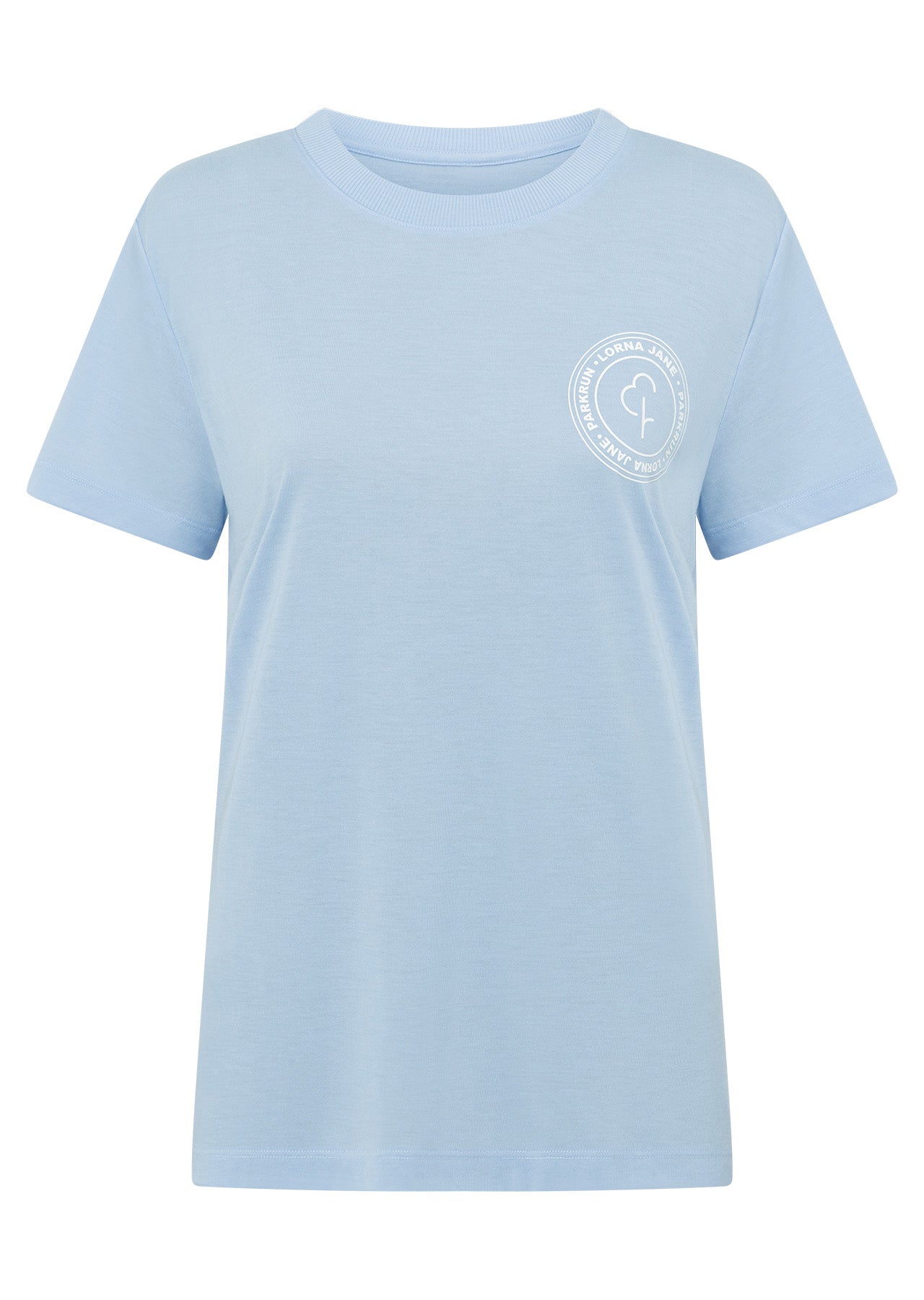 Lorna Jane parkrun T-Shirt - Light Moontide
