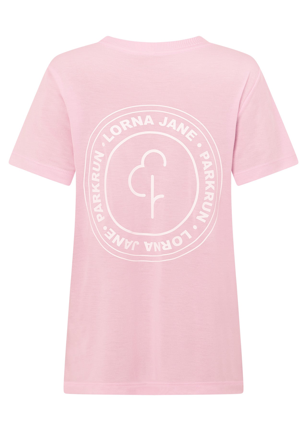Lorna Jane parkrun T-Shirt - Sweet Pink