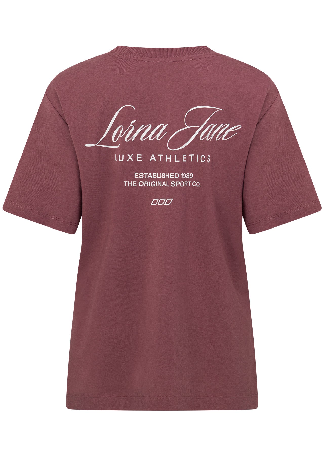 Lorna Jane Luxe Athletic Relaxed T-Shirt - Renaissance Rose
