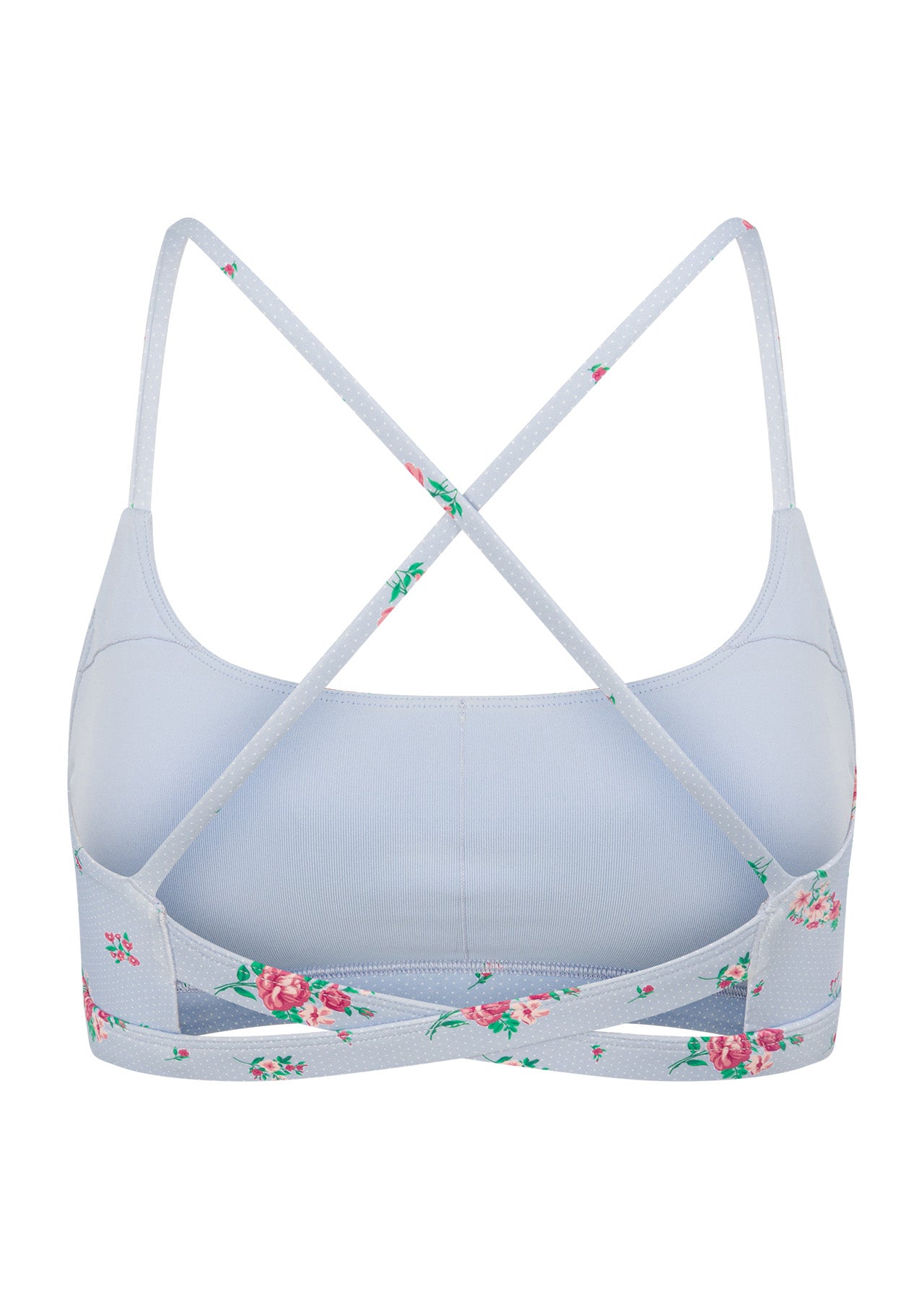 Lorna Jane Blueberry Rose Sports Bra - Blueberry Rose Print