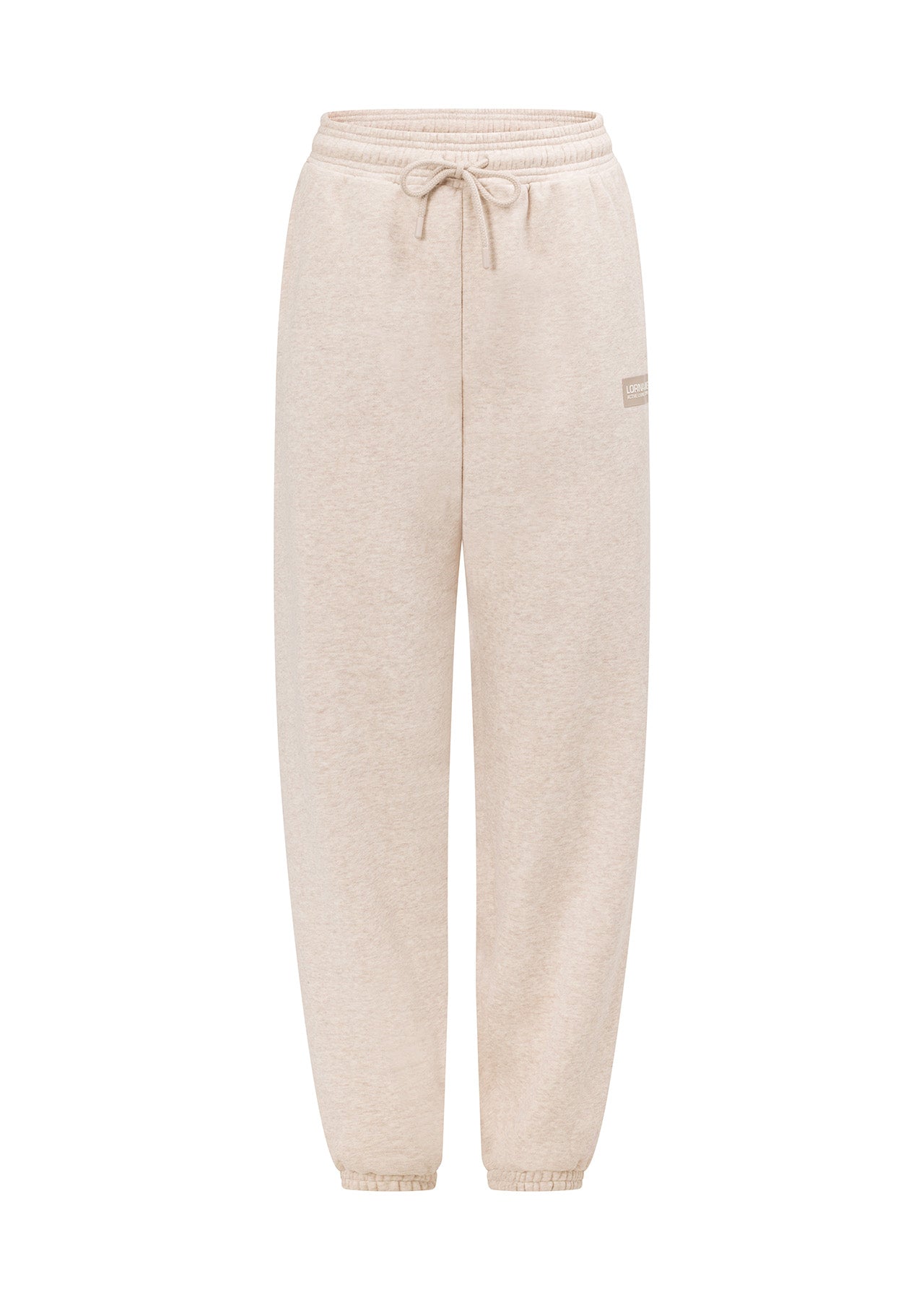 Lorna Jane Classic Fleece Trackpants - Oat Marl