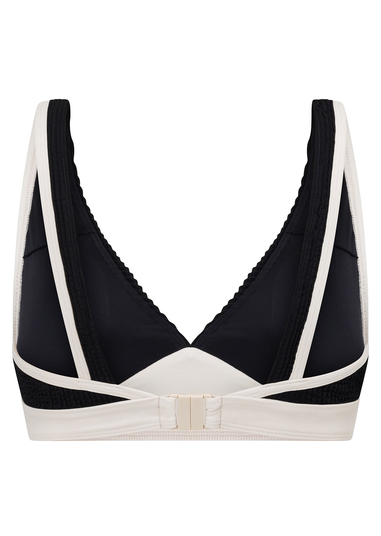 Lorna Jane Relaxation Crimped Swim Bra - Black