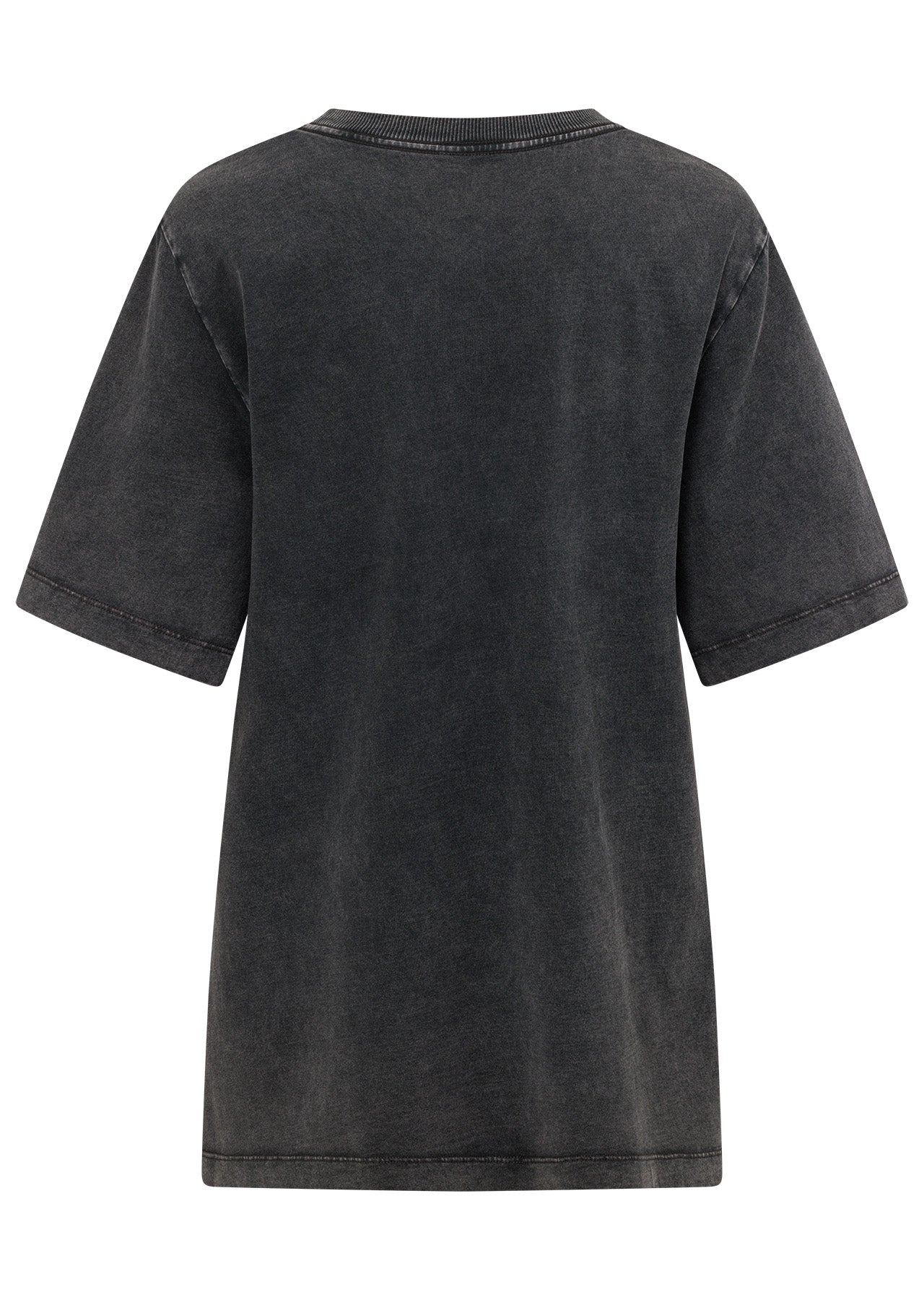 Lorna Jane Route 66 Relaxed Washed Tee - Washed Black