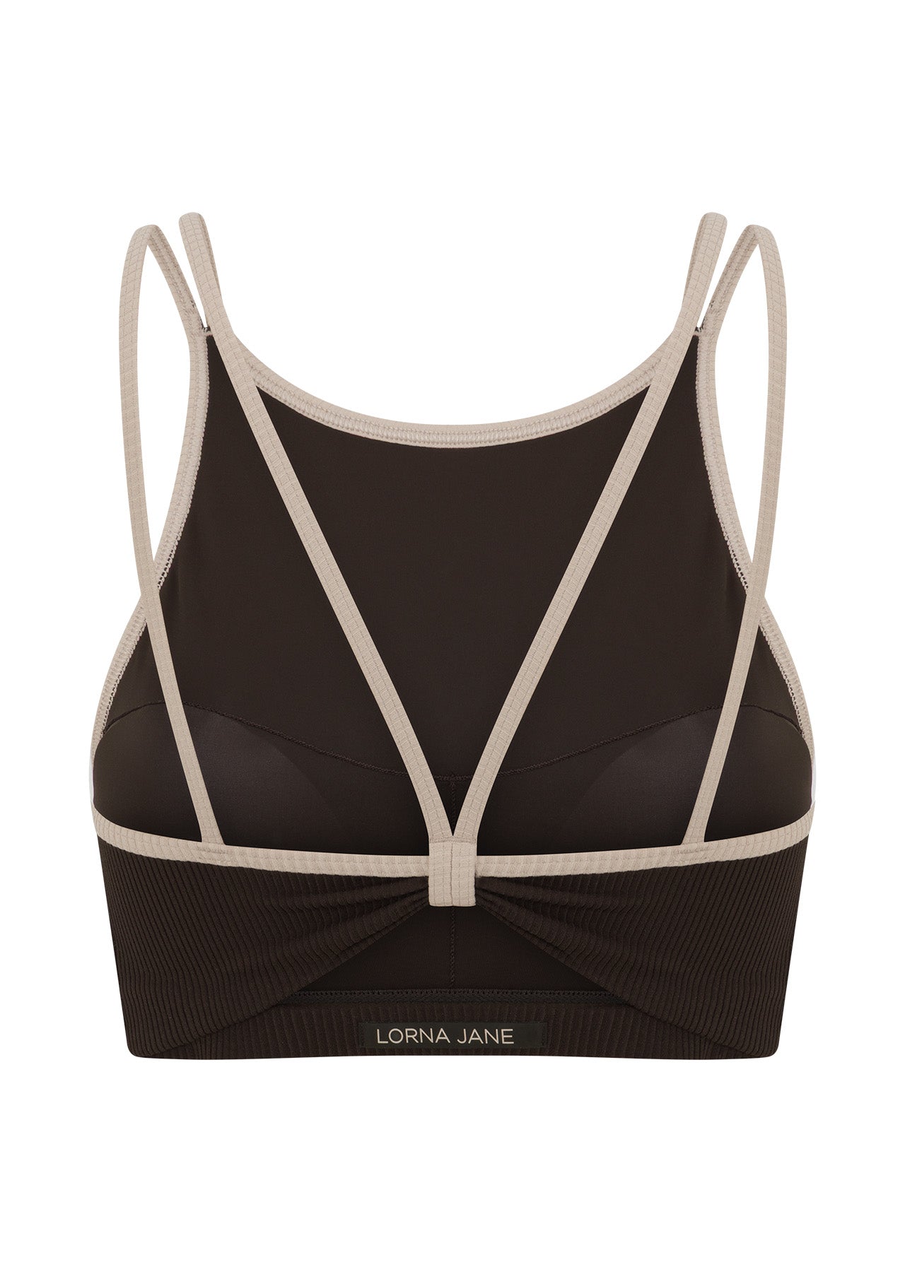 Lorna Jane Sun Seeker Rib Sports Bra - Volcano