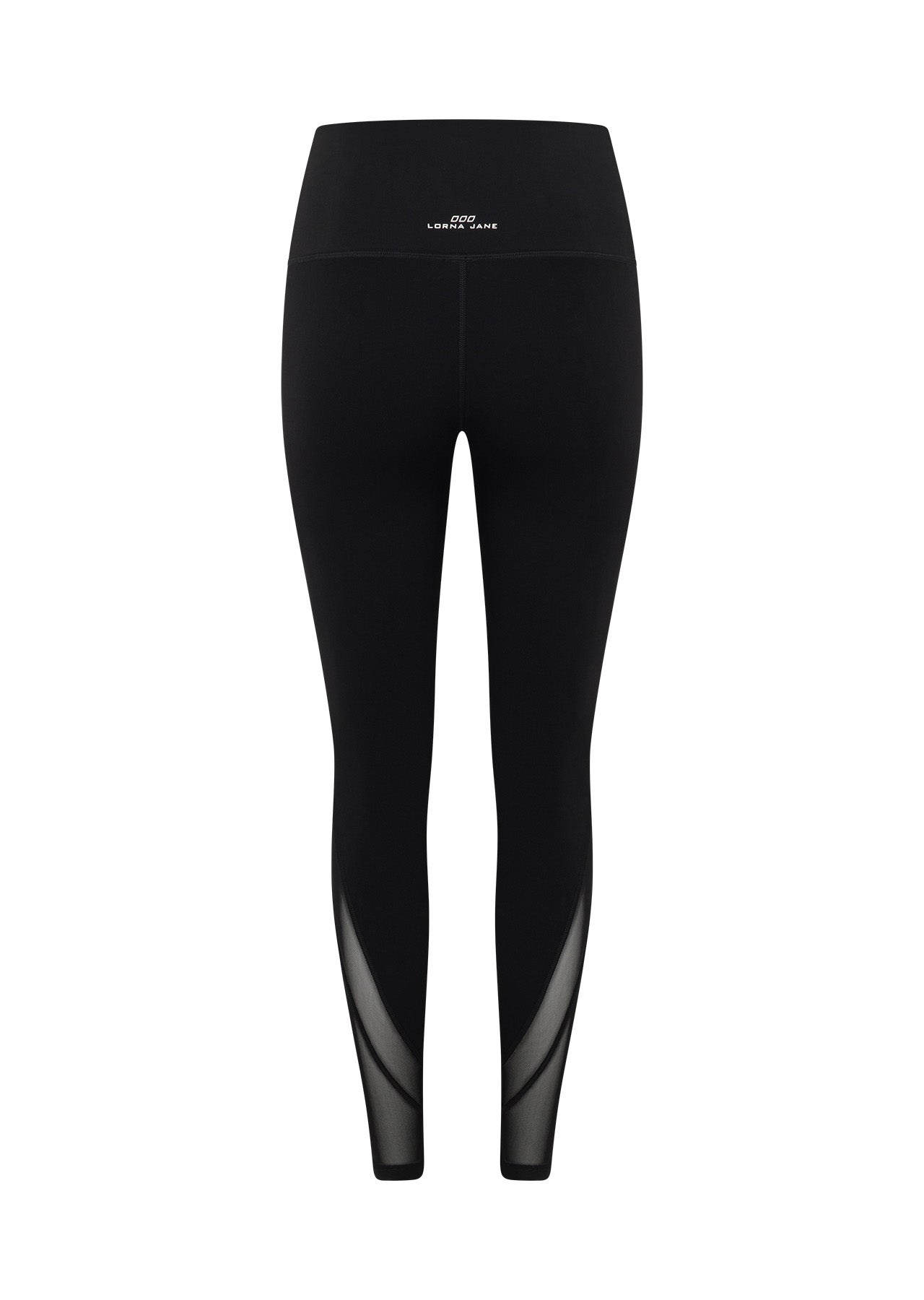 Lorna Jane Speed Up Mesh Ankle Biter Leggings - Black