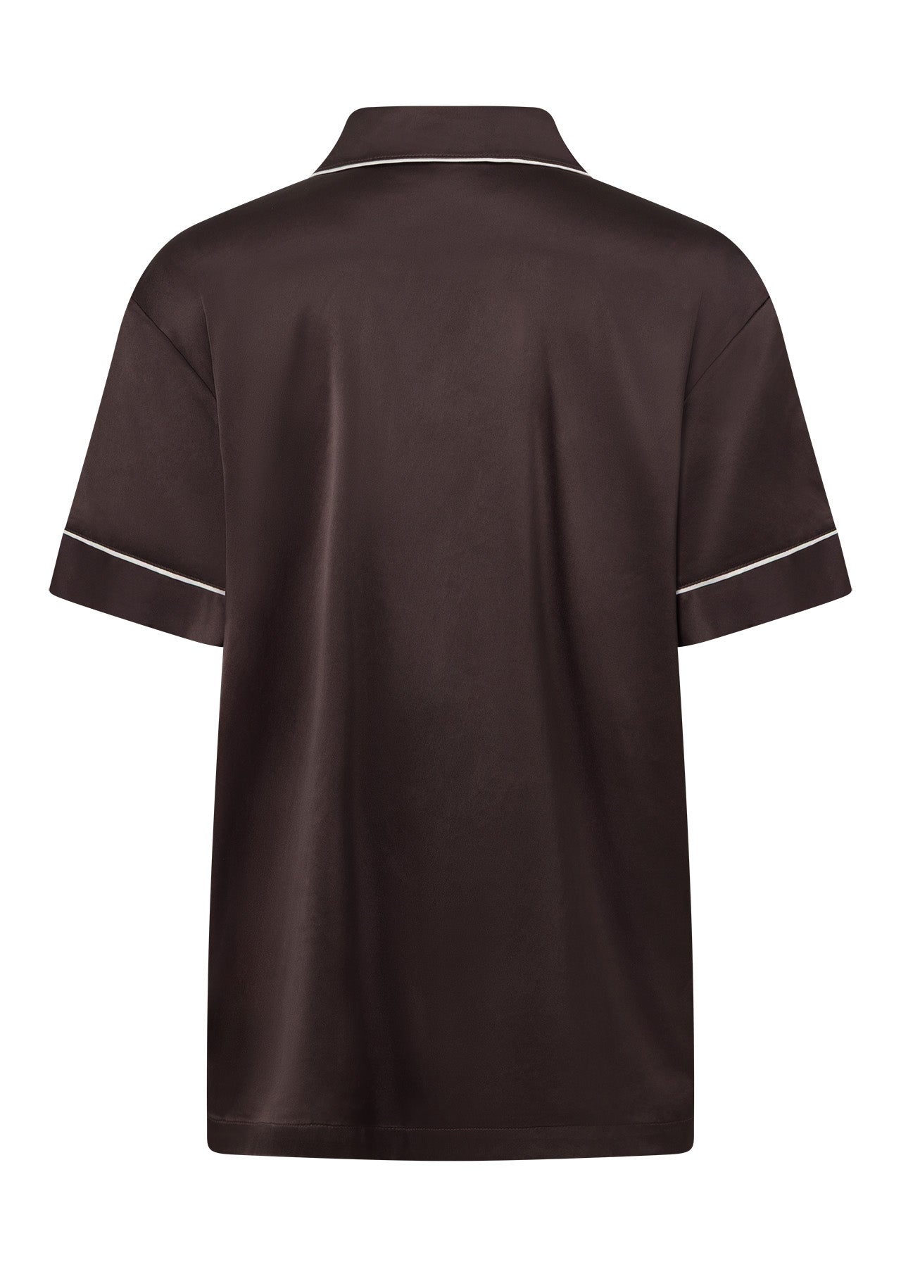 Lorna Jane Sweet Dreams Satin Short Sleeve Shirt - Volcano