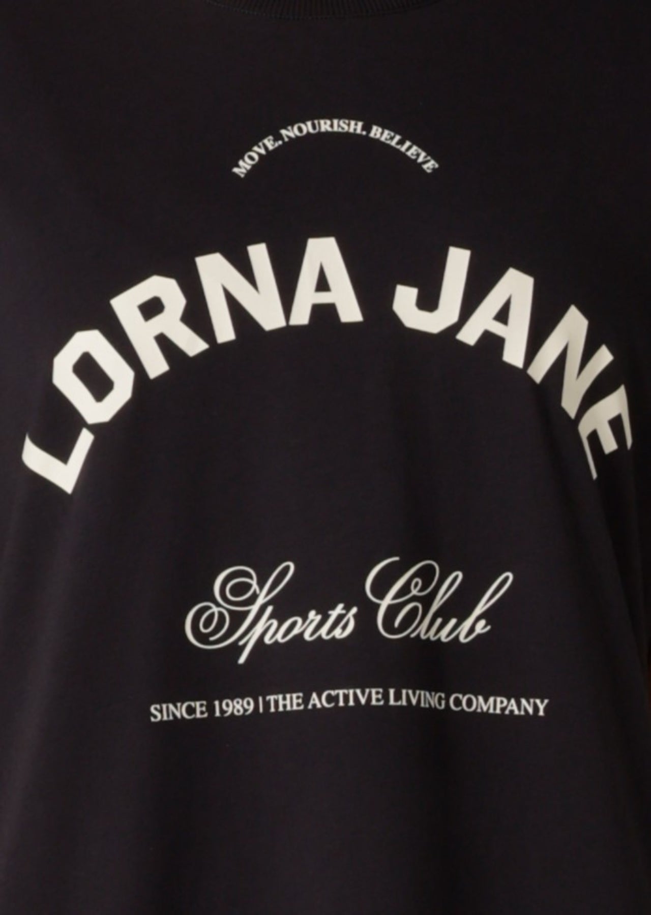 Lorna Jane Sports Club T-Shirt - Midnight Blue