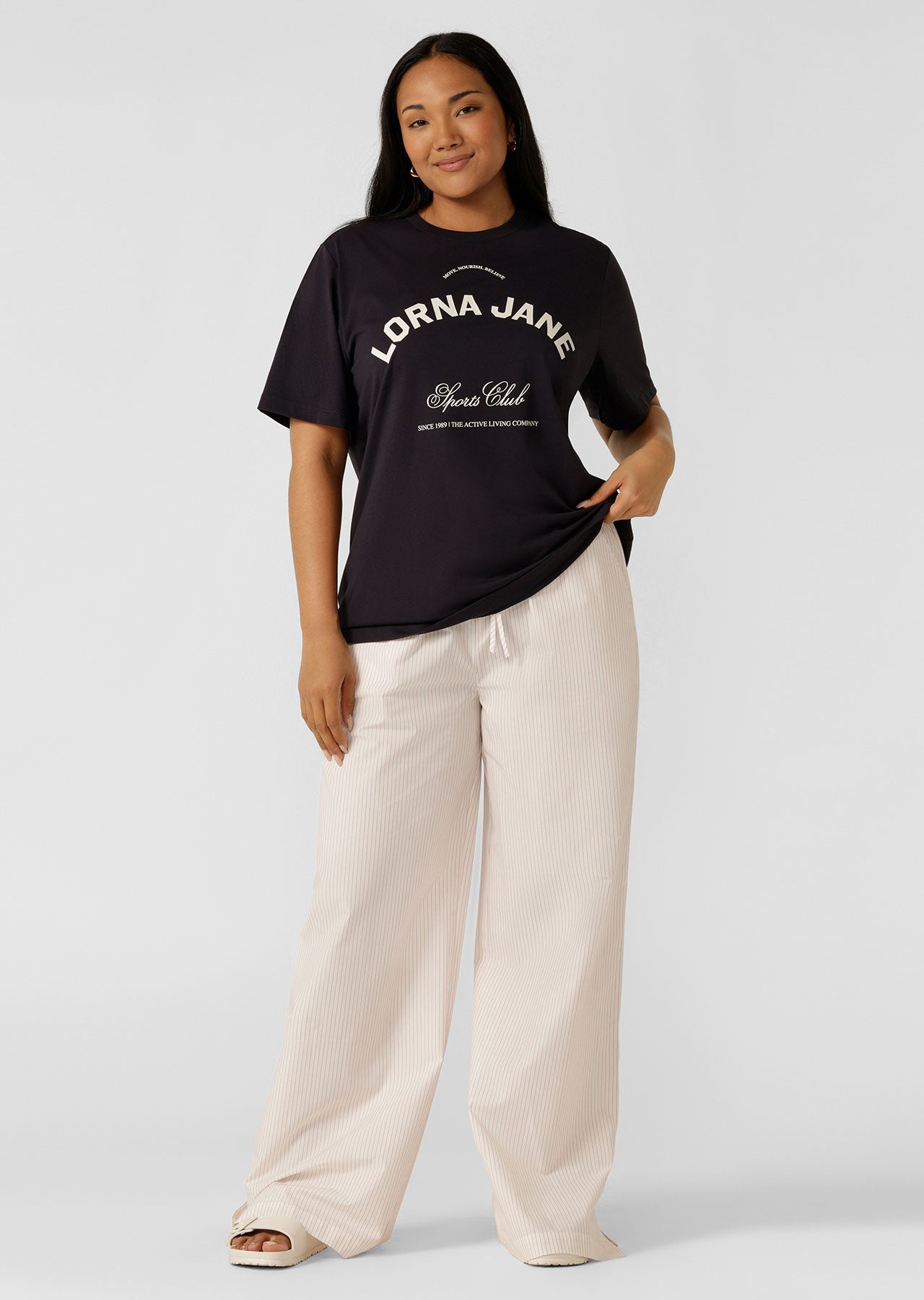 Lorna Jane Sports Club T-Shirt - Midnight Blue