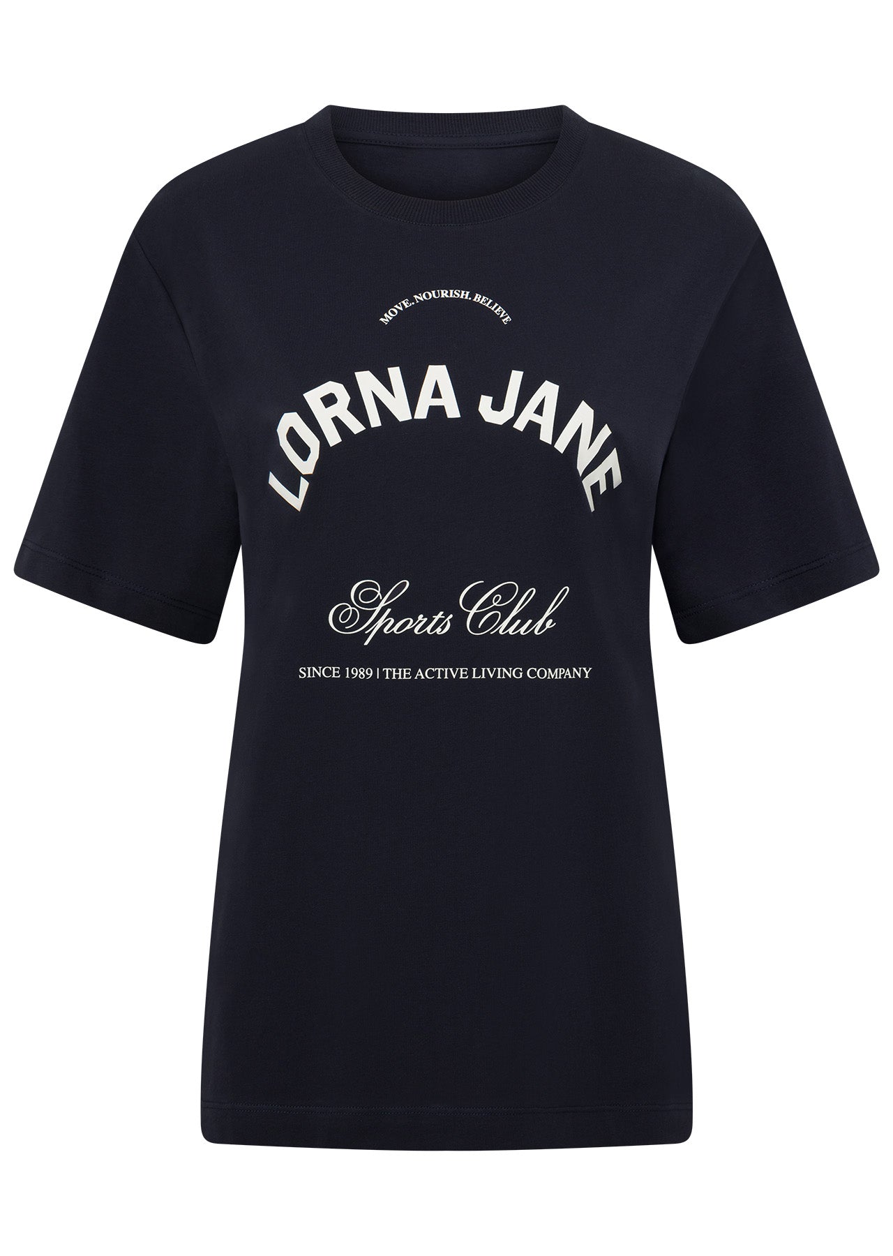 Lorna Jane Sports Club T-Shirt - Midnight Blue