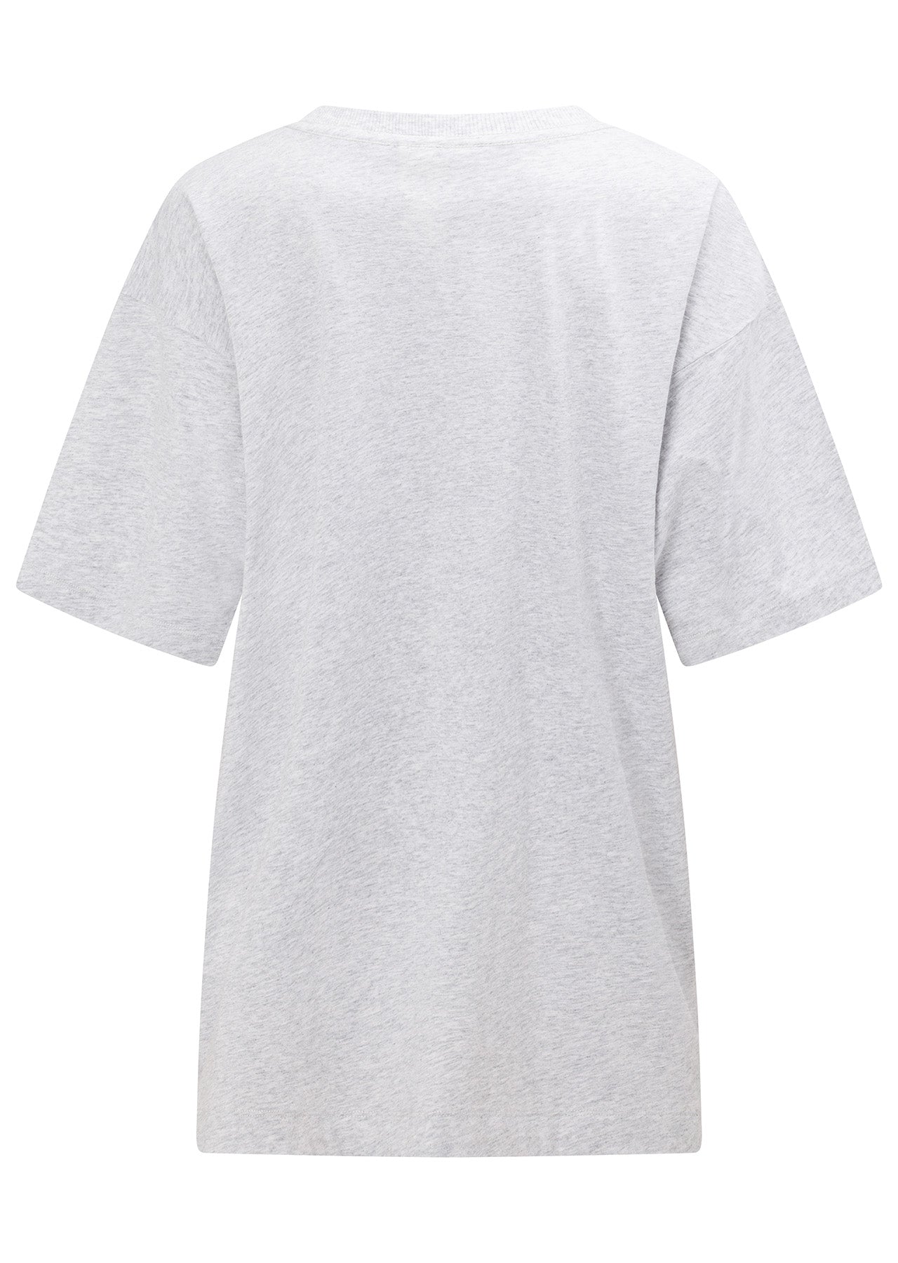 Lorna Jane Metaverse 3D Boyfriend Graphic Tee - Light Grey Marl