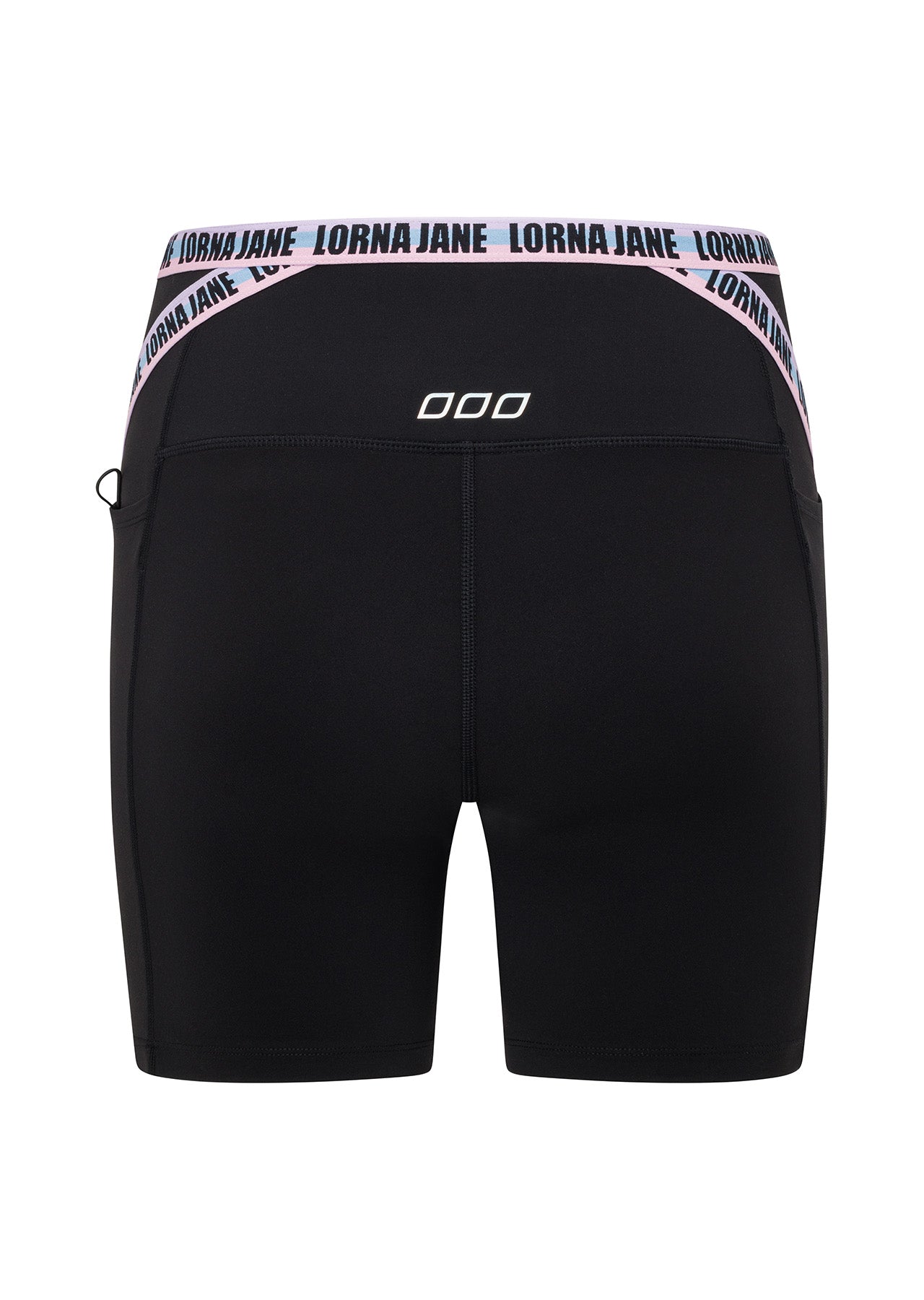 Lorna Jane Metaverse Recycled No Chafe Pocket Bike Shorts - Black