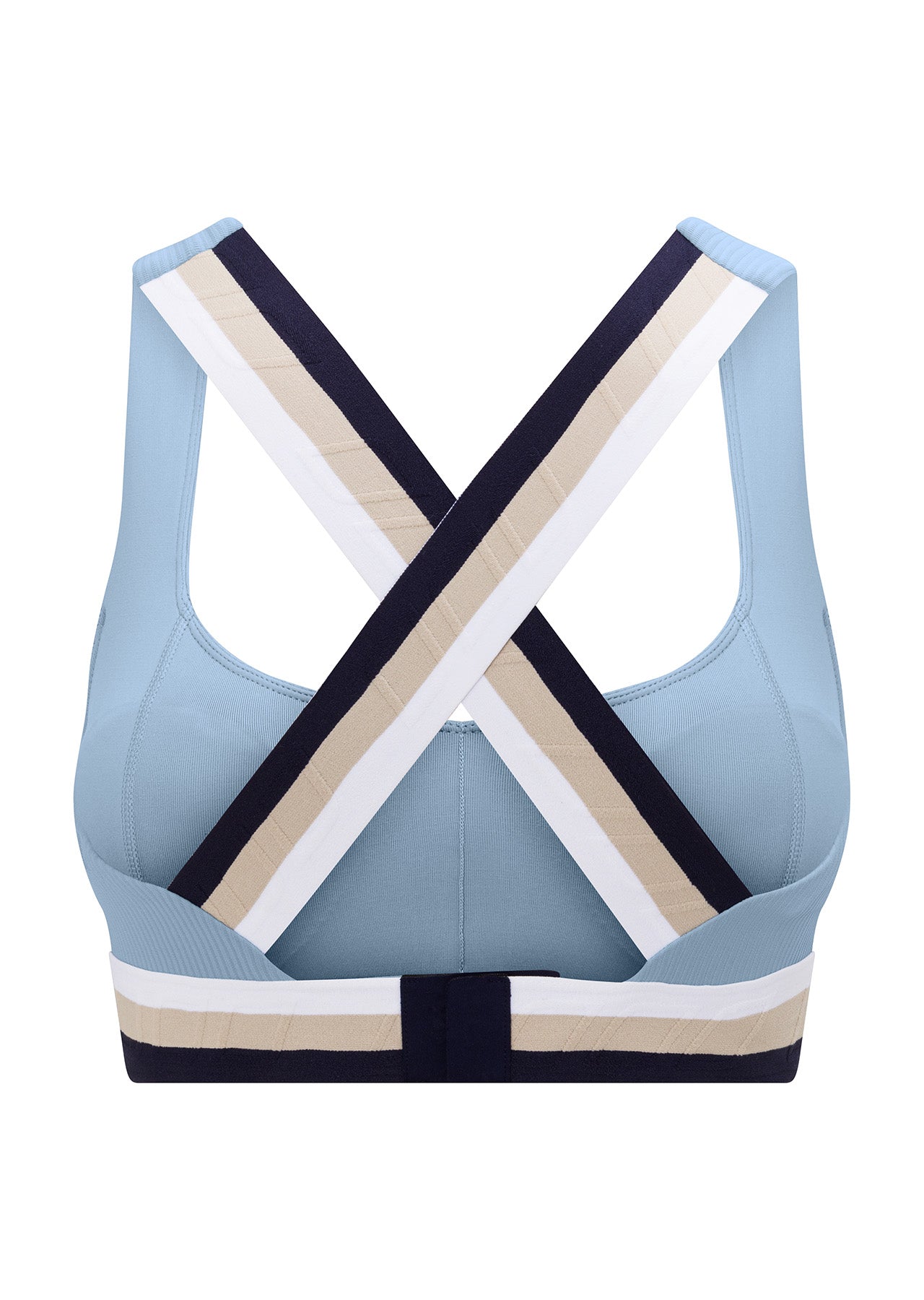 Lorna Jane Transform Rib Sports Bra - Glacia Blue