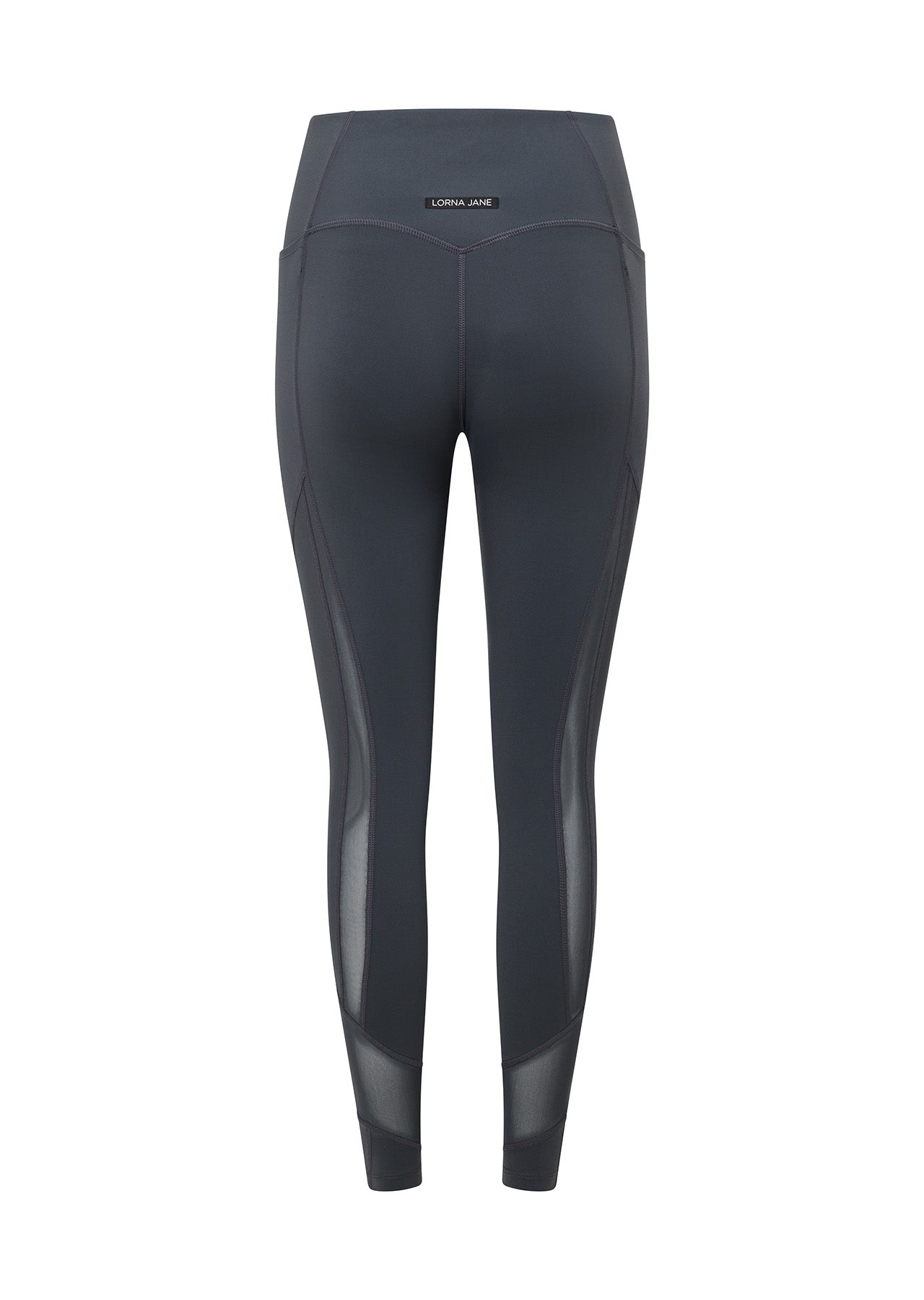 Lorna Jane Elite No Ride Ankle Biter Leggings - Titanium