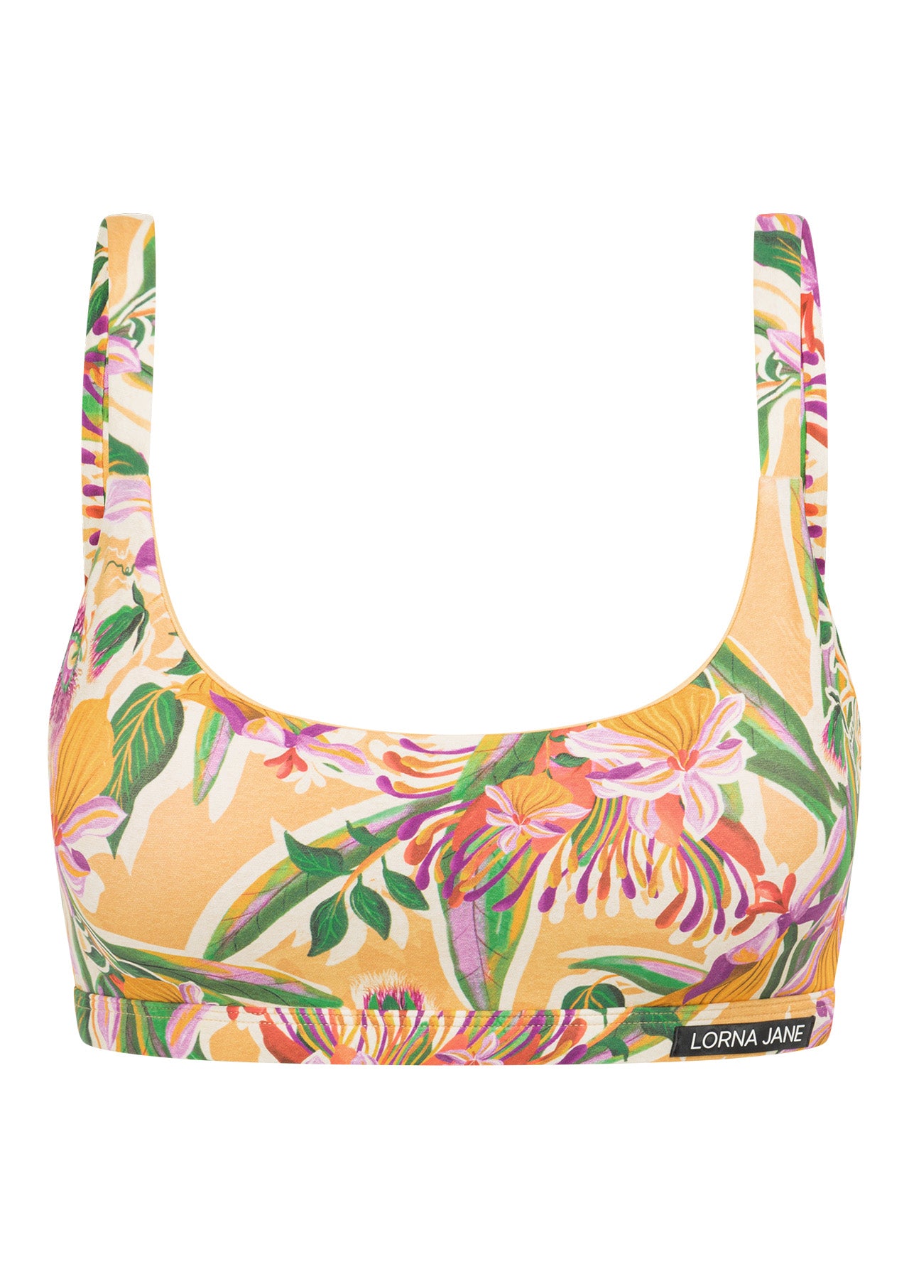 Lorna Jane Tropicana Sports Bra - Summer Tropicana Print