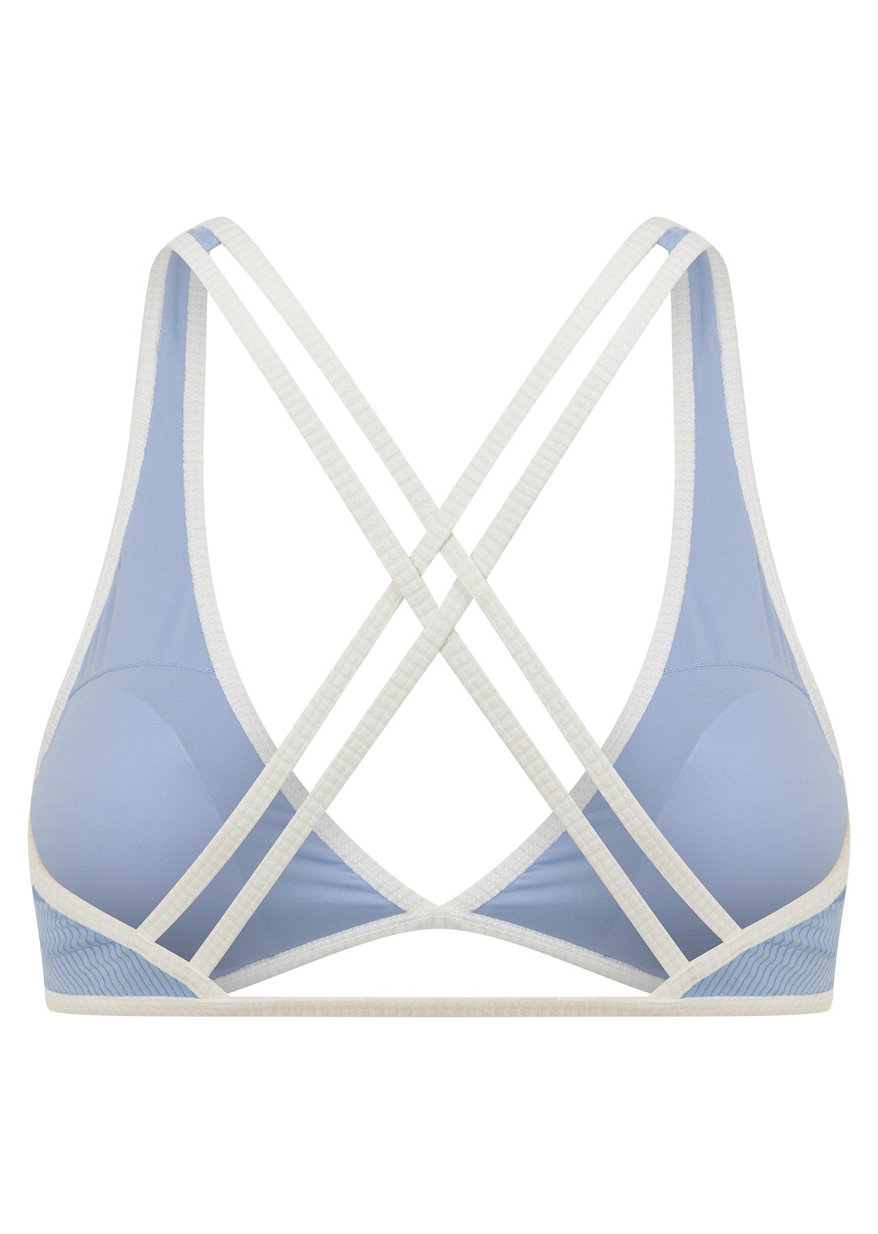 Lorna Jane Palma Luxe Rib Bralette - Light Moontide