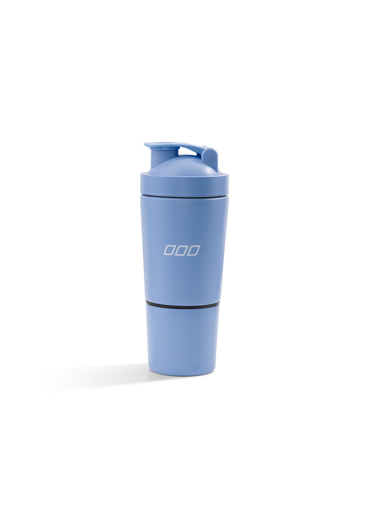 Lorna Jane Stainless Steel Compartment Protein Shaker - Light Moontide