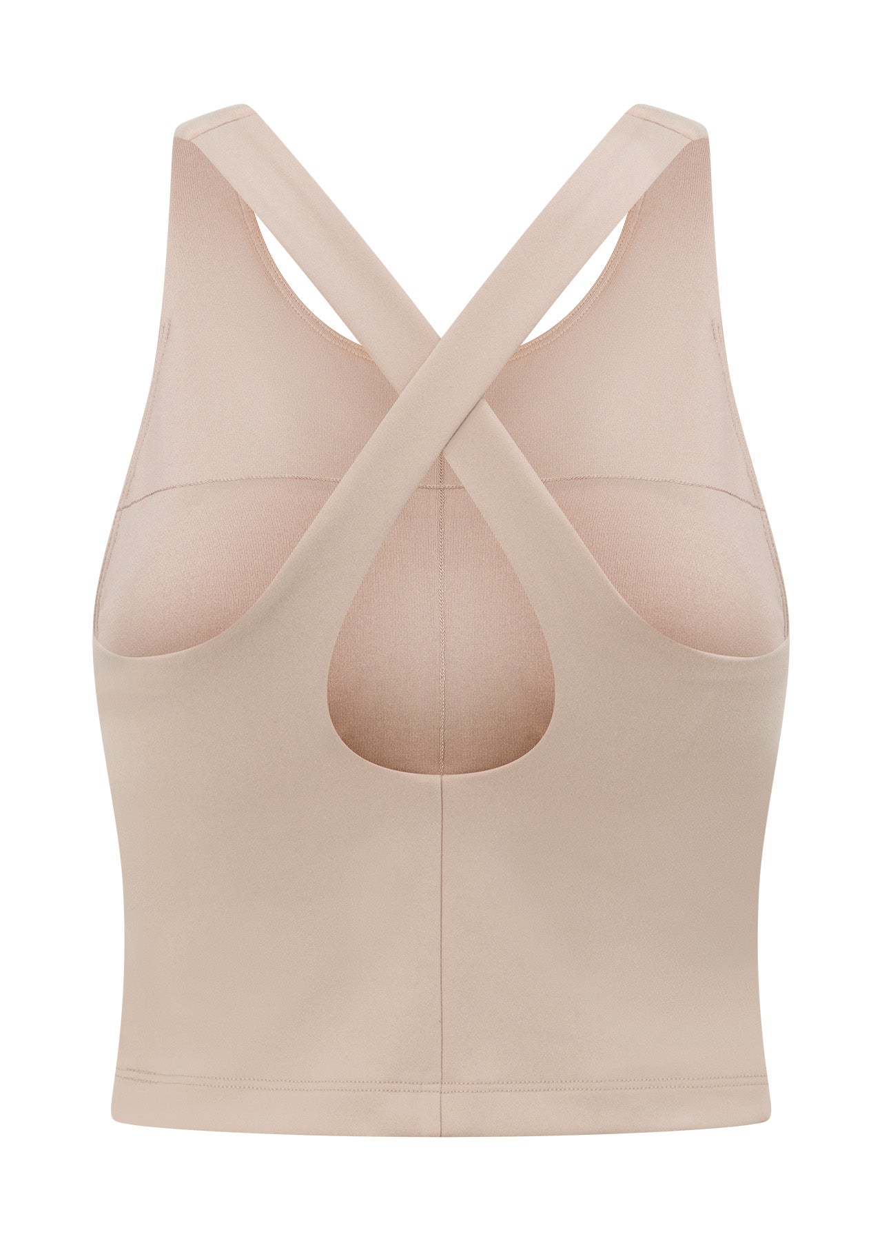 Lorna Jane Flexible Tank Bra Combo - Latte