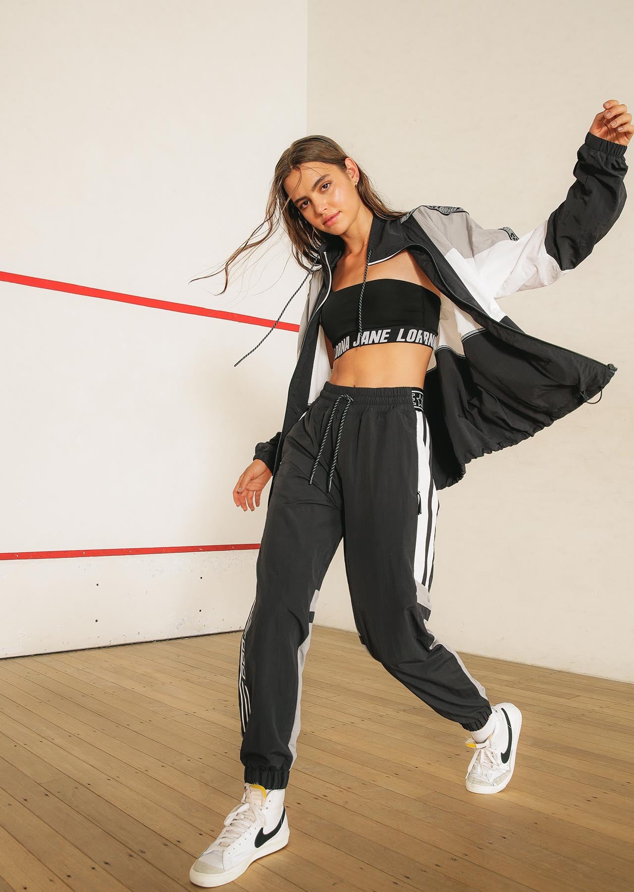 Lorna Jane Post Game Spray Jacket - Black