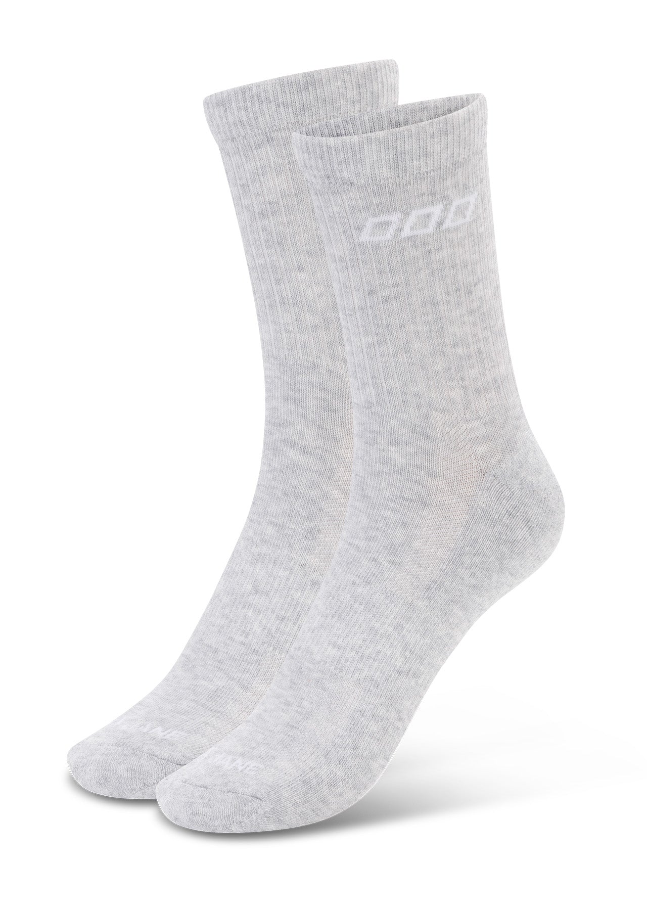 Lorna Jane LJ Quarter Crew Socks - Grey Marl