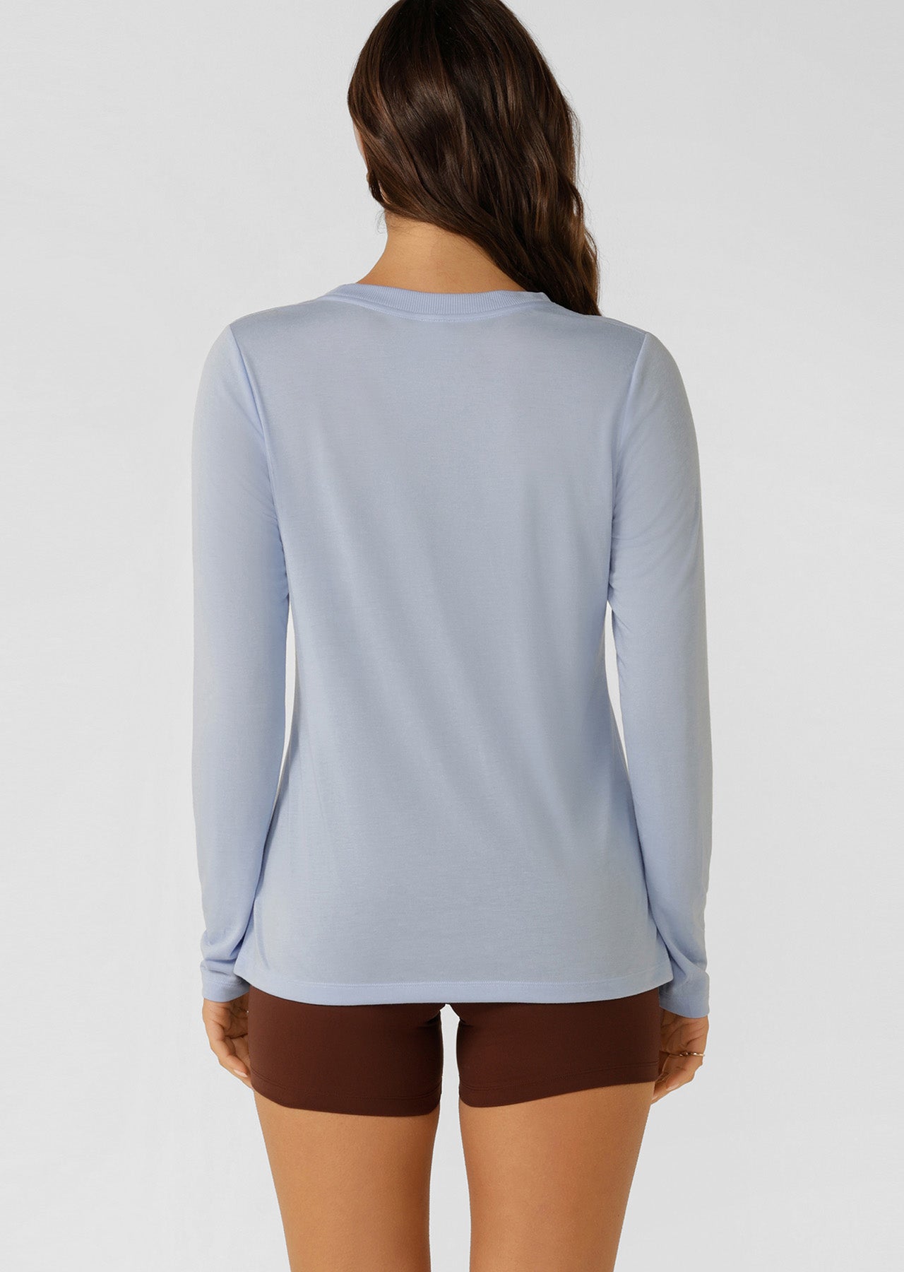 Lorna Jane Lotus Long Sleeve Top - Oxford Blue