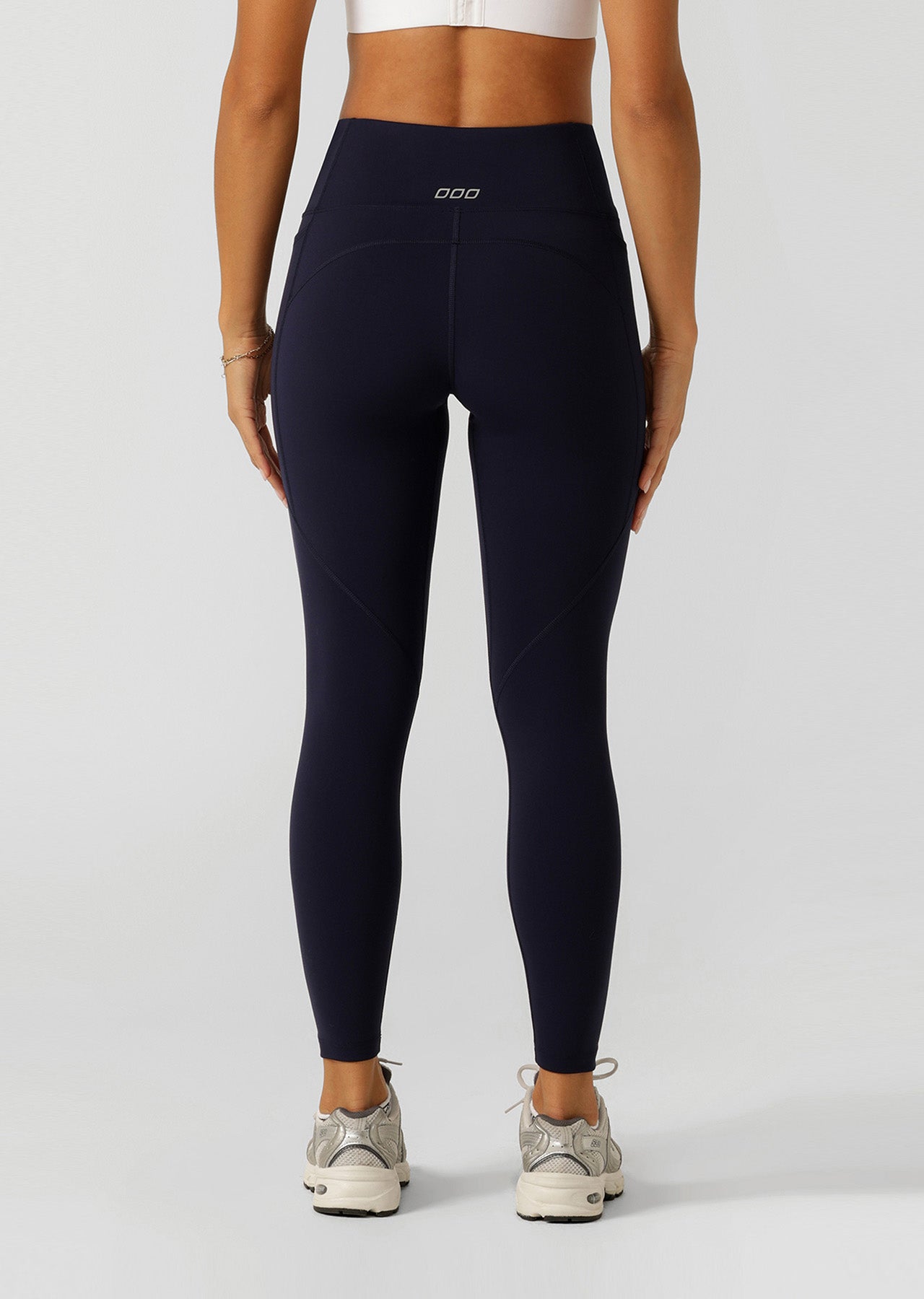 Lorna Jane Amy No Ride Phone Pocket Ankle Biter Leggings - French Navy