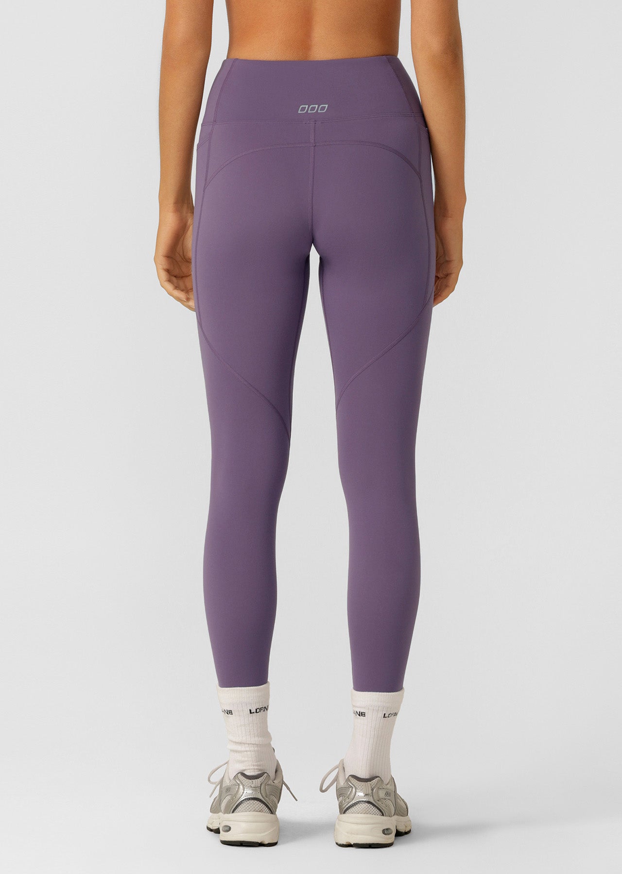 Lorna Jane Amy No Ride Phone Pocket Ankle Biter Leggings - Grape