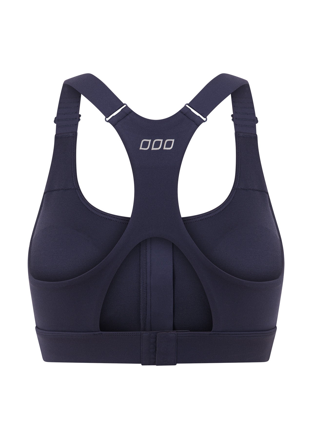 Lorna Jane Easy Zip On Max Support Sports Bra - Ash Blue