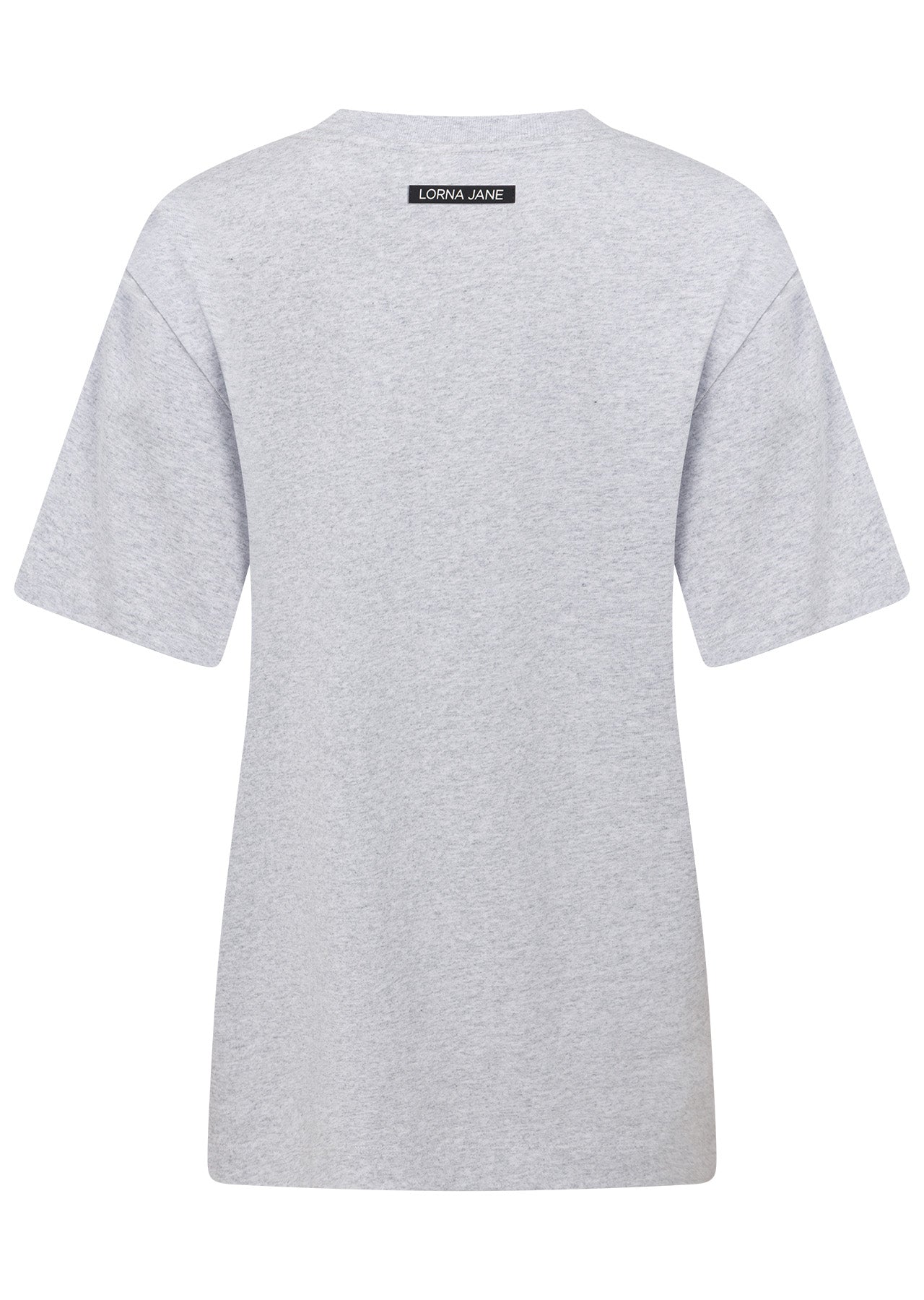 Lorna Jane LJ Basics T-Shirt - Light Grey Marl
