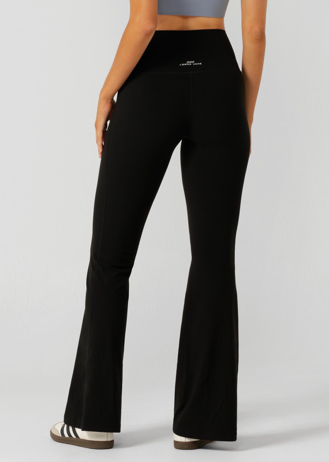 Lorna Jane Liberty Flared Leggings - Black