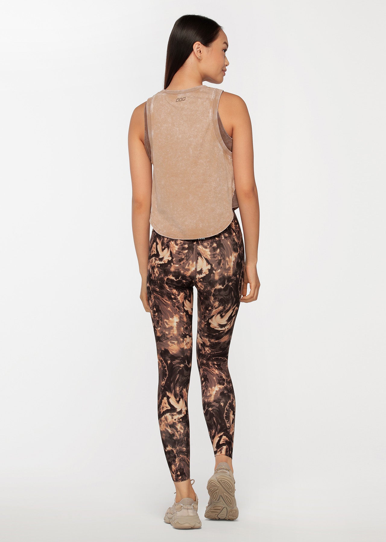 Lorna Jane Active Nation Boyfriend Muscle Tank - Washed Biscuit