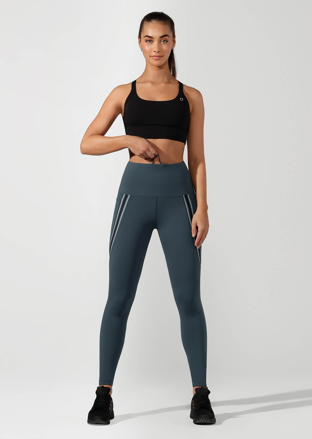 Lorna Jane Athletic Core Full Length Tight - Pale Indigo