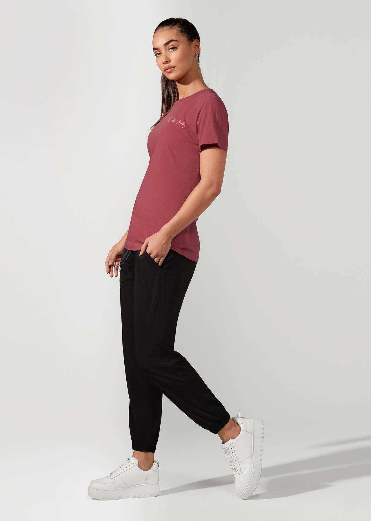 Lorna Jane Barre Ankle Biter Active Pants - Black