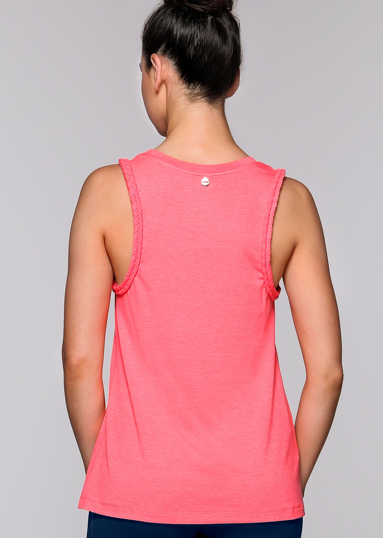 Lorna Jane Bright Side Tank - Dragon Fruit Marl