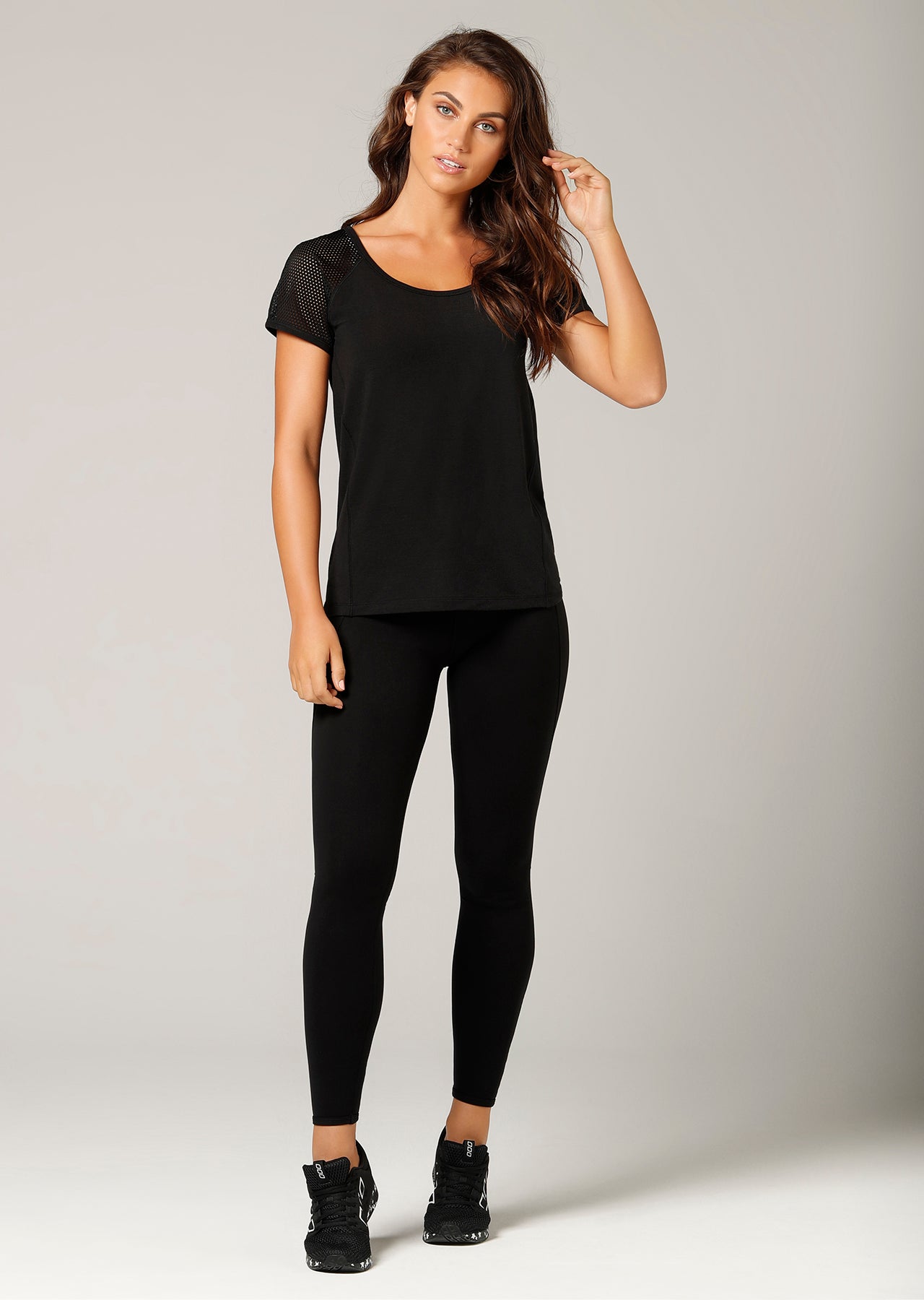 Lorna Jane Bring It Active S/Slv T-Shirt - Black