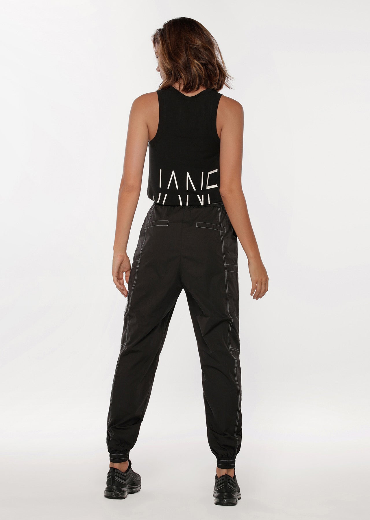 Lorna Jane Buckle Active Utility Pants - Black